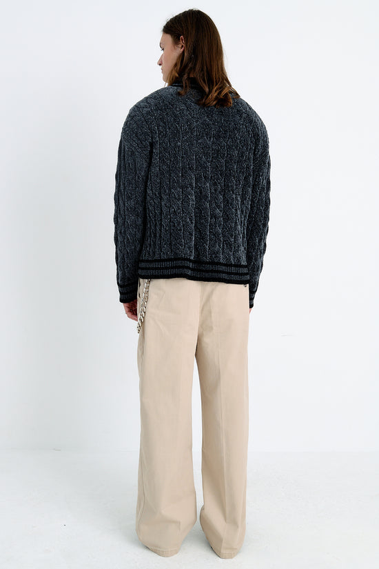 DWEEB CABLE KNIT JUMPER  - VIA THE RAGGED PRIEST | Only €64 | NOW AVAILABLE TO SHOP at IAMINHATELOVE
