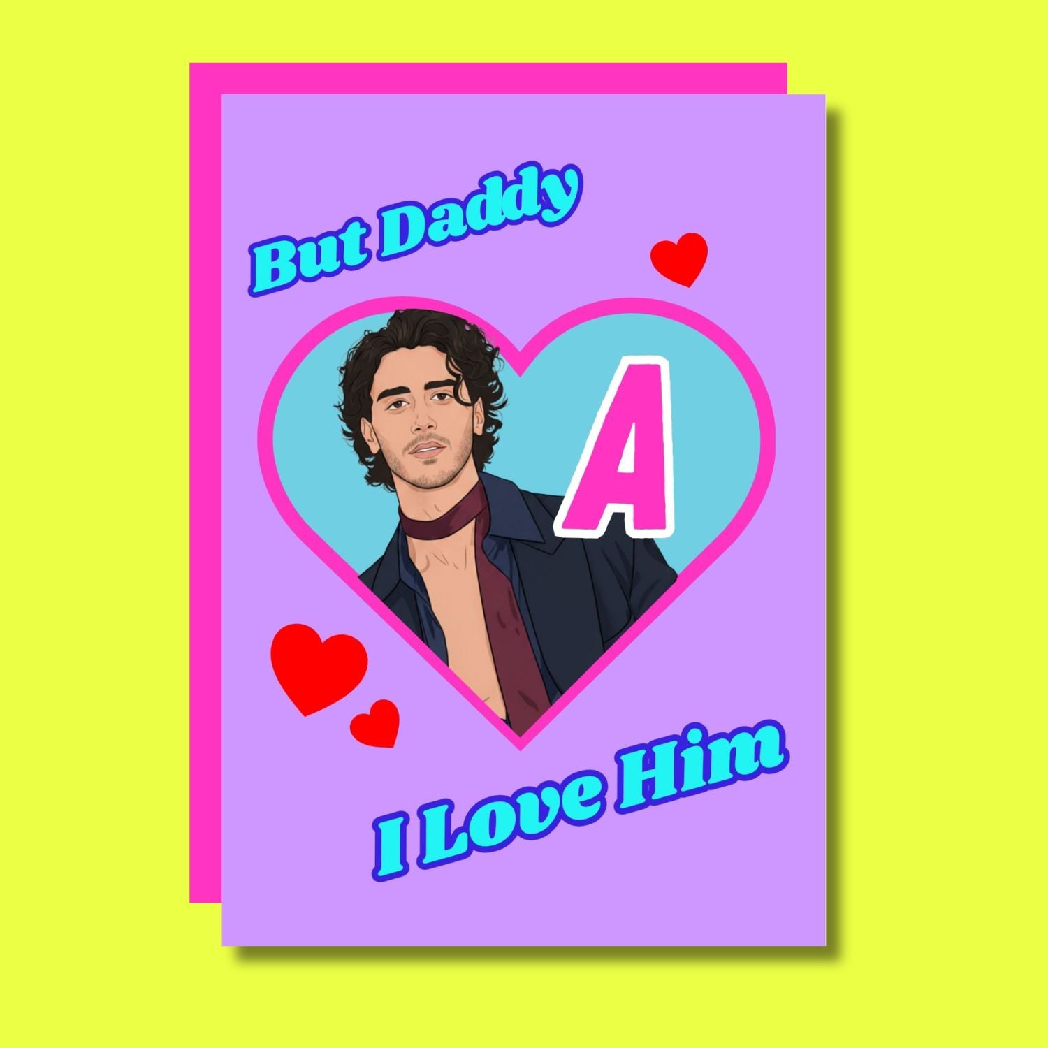THE BUT DADDY, I LOVE HIM! OFF CAMPUS GREETING CARD  - VIA IAMINHATELOVE | Only €4 | NOW AVAILABLE TO SHOP at IAMINHATELOVE 