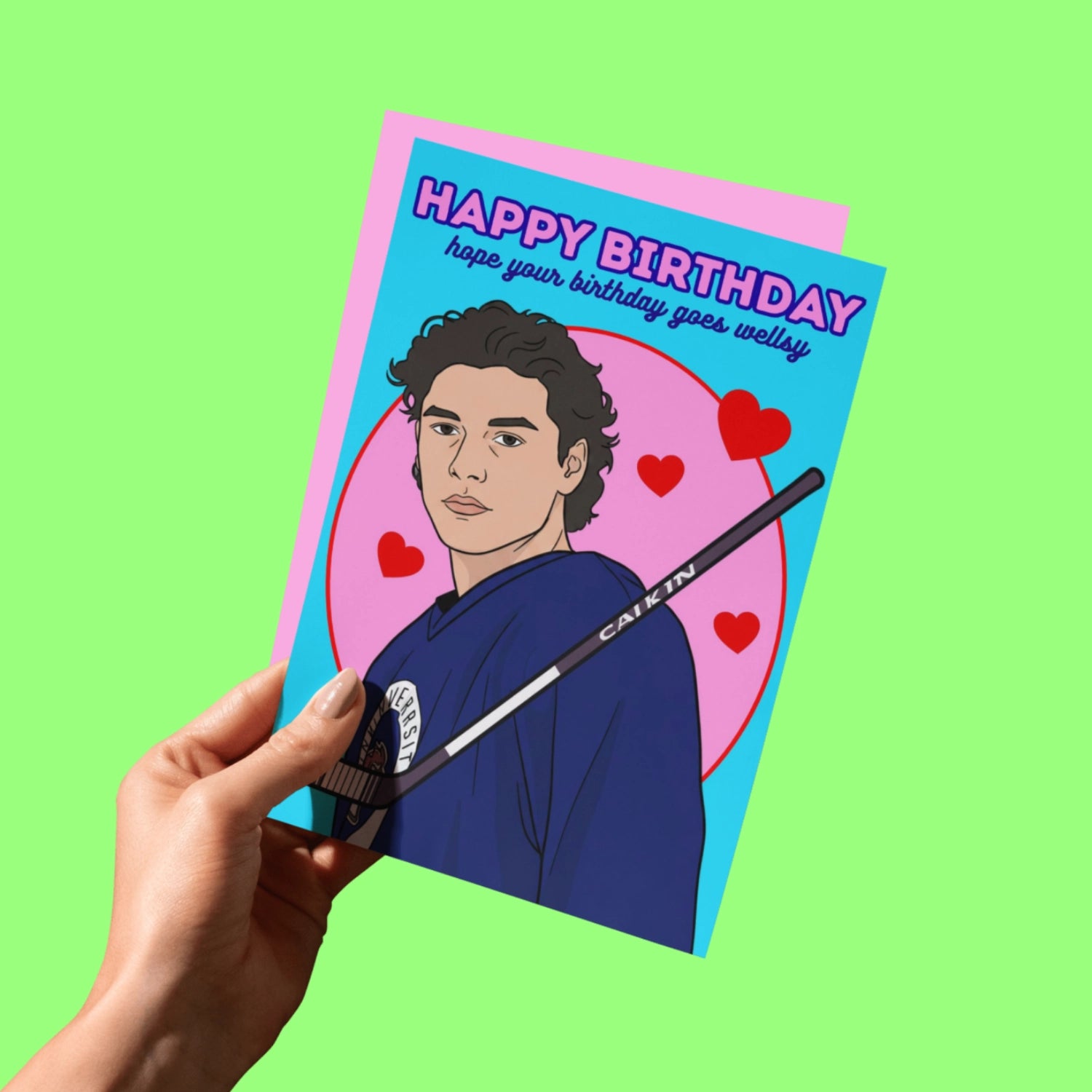 THE HAPPY WELLSY BDAY! GREETING CARD  - VIA IAMINHATELOVE | Only €4 | NOW AVAILABLE TO SHOP at IAMINHATELOVE 