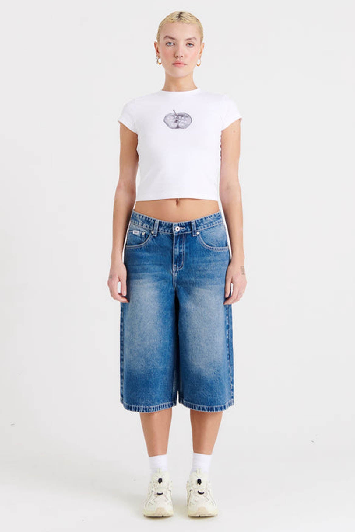 THE RELEASE SHORT - JORTS IN BLUE  - VIA THE RAGGED PRIEST | Only €63 | NOW AVAILABLE TO SHOP at IAMINHATELOVE