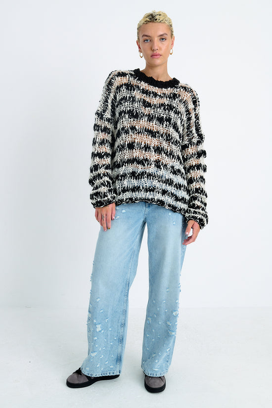 THE ELEMENT STRIPE KNIT  - VIA THE RAGGED PRIEST | Only €82 | NOW AVAILABLE TO SHOP at IAMINHATELOVE