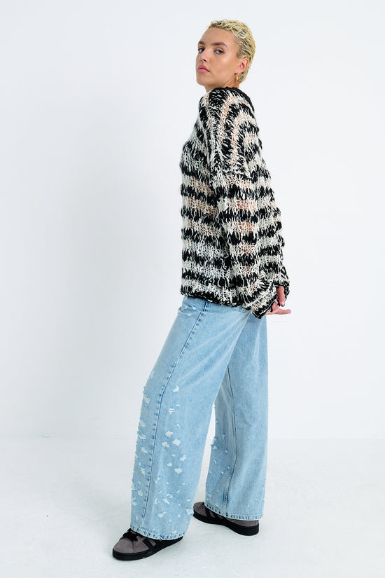 THE ELEMENT STRIPE KNIT  - VIA THE RAGGED PRIEST | Only €82 | NOW AVAILABLE TO SHOP at IAMINHATELOVE