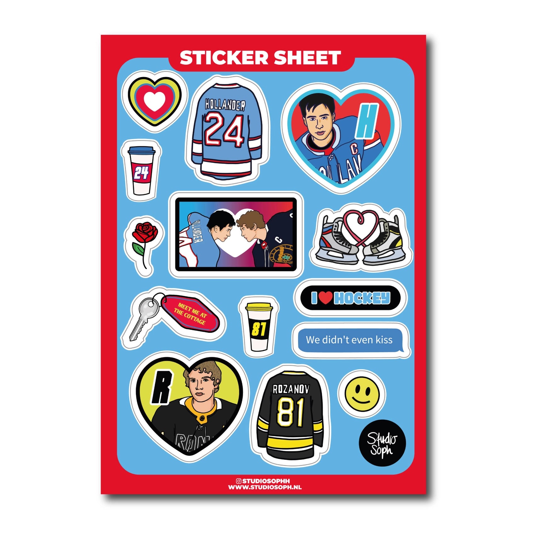 THE SHANE + ILYA 4EVER! STICKER SHEET  - VIA IAMINHATELOVE | Only €6 | NOW AVAILABLE TO SHOP at IAMINHATELOVE 
