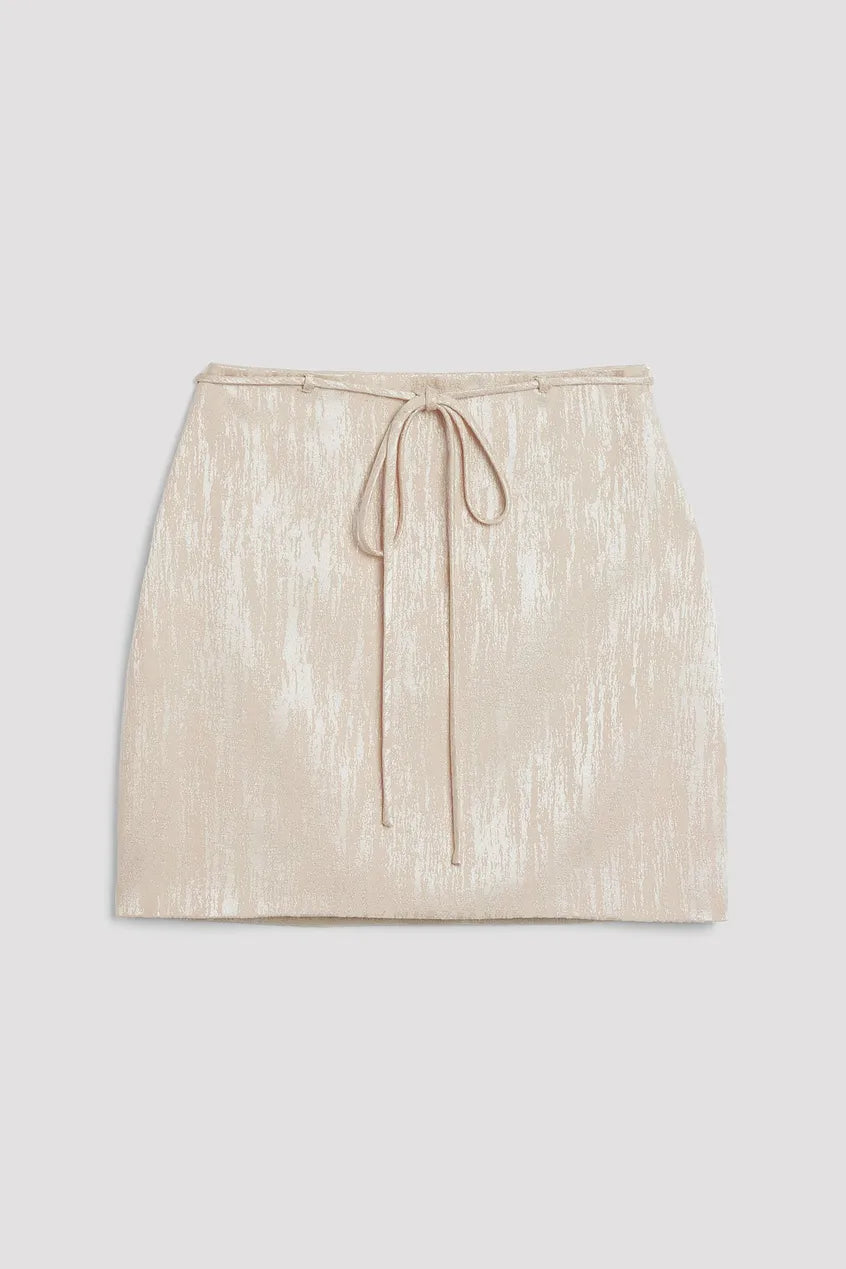 SHINY TIE DETAIL MINI SKIRT - EXCLUSIVE Mini Skirts from NA-KD - Just $39.75! SHOP NOW AT IAMINHATELOVE BOTH IN STORE FOR CYPRUS AND ONLINE WORLDWIDE
