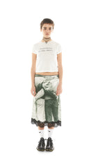THE PRINTED OUT  SKIRT