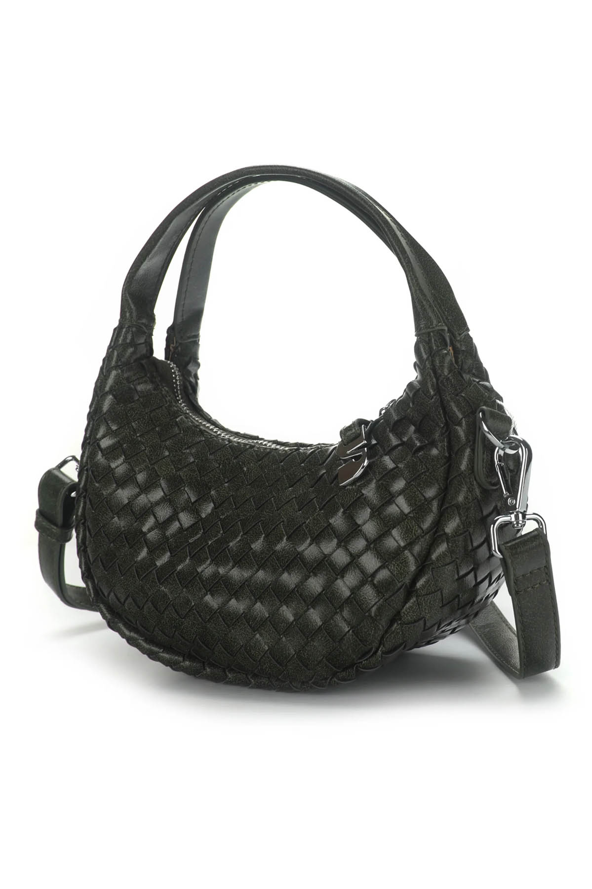 THE MINI MONA HANDBAG IN VEGAN LEATHER / PINE HUE  - VIA SILFEN | Only €72 | NOW AVAILABLE TO SHOP at IAMINHATELOVE