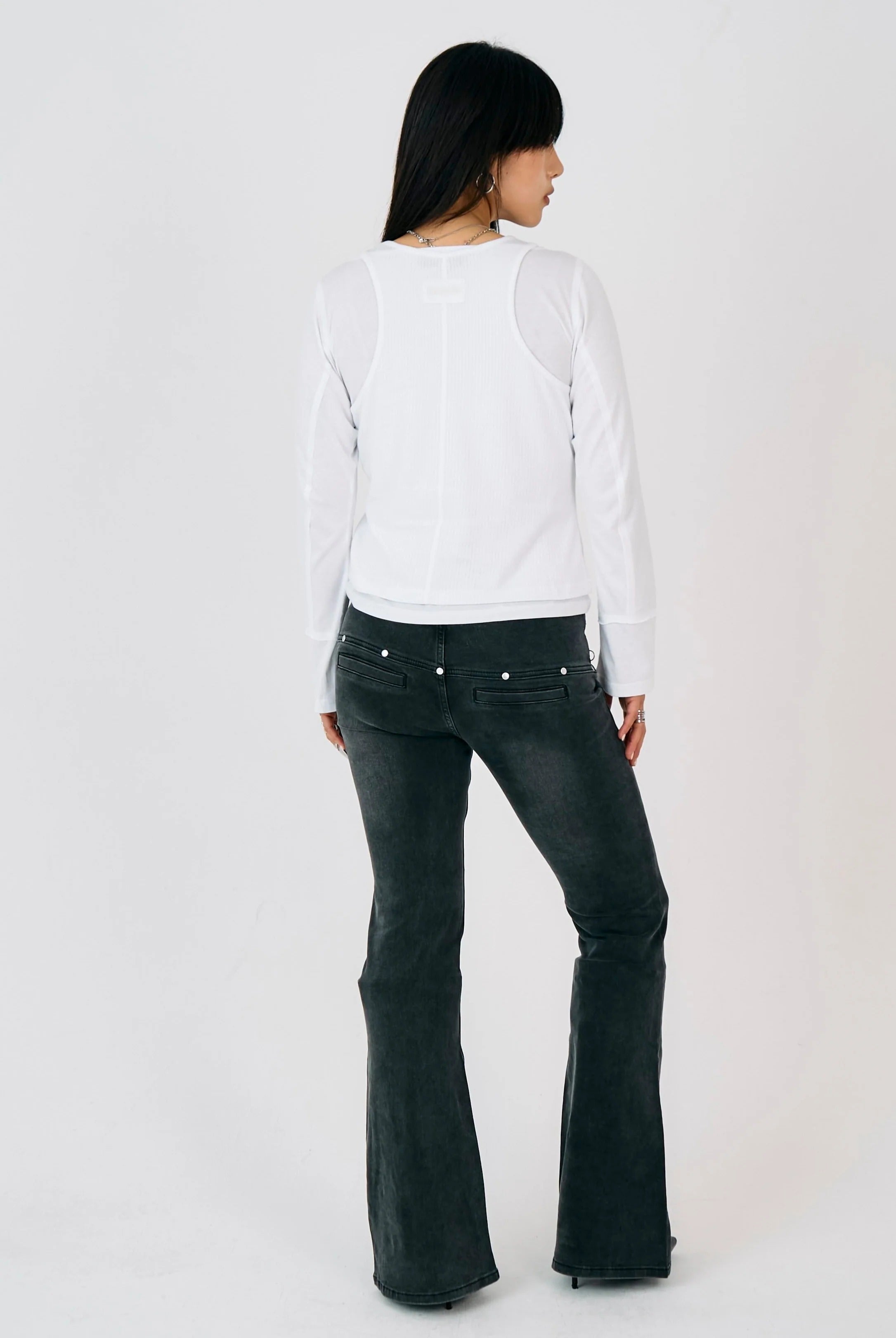 THE TROOP DOUBLE LAYER LONG SLEEVE TOP  - VIA THE RAGGED PRIEST | Only €55 | NOW AVAILABLE TO SHOP at IAMINHATELOVE 