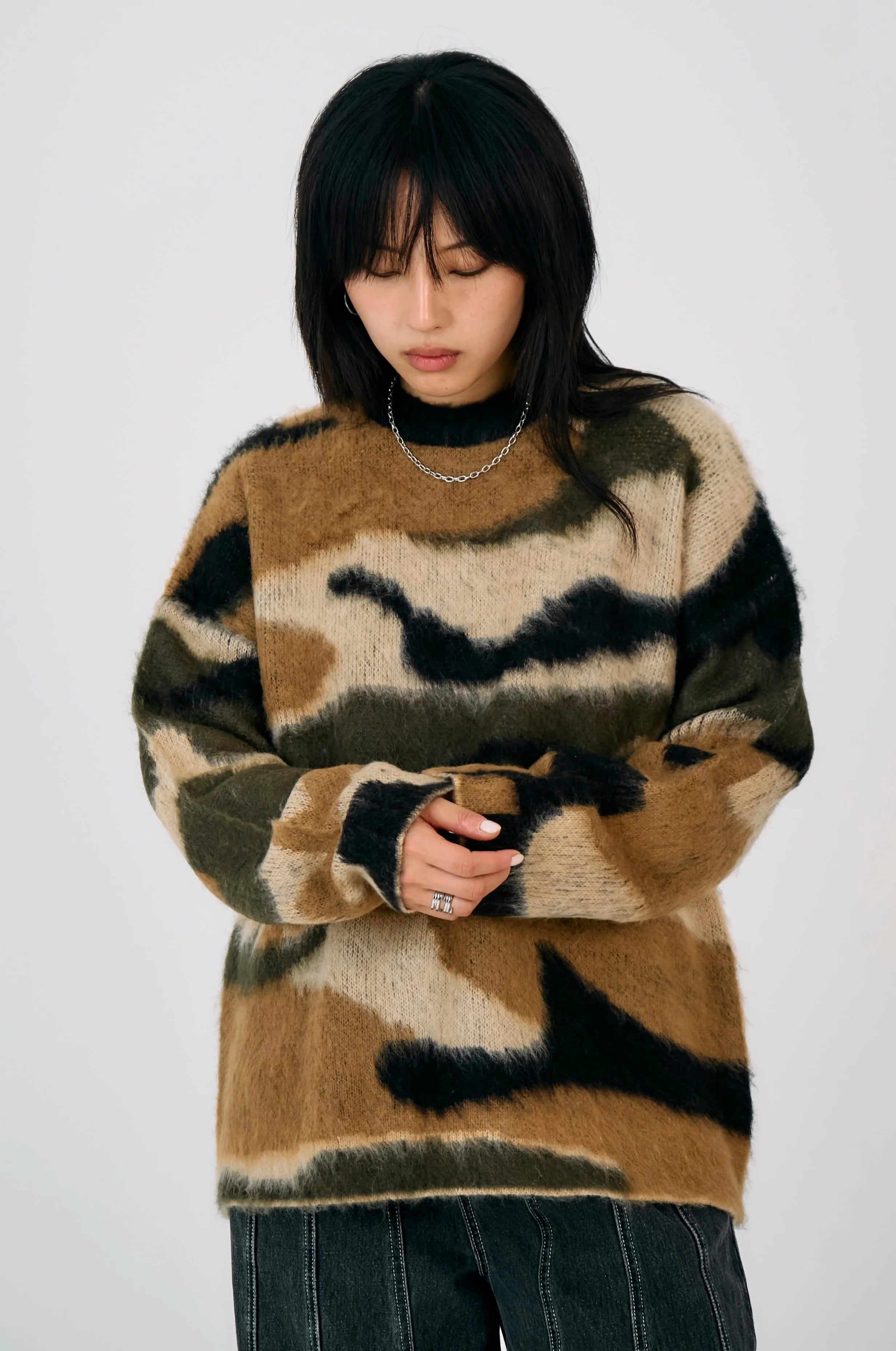 THE RAID CAMO KNIT  - VIA THE RAGGED PRIEST | Only €89 | NOW AVAILABLE TO SHOP at IAMINHATELOVE 