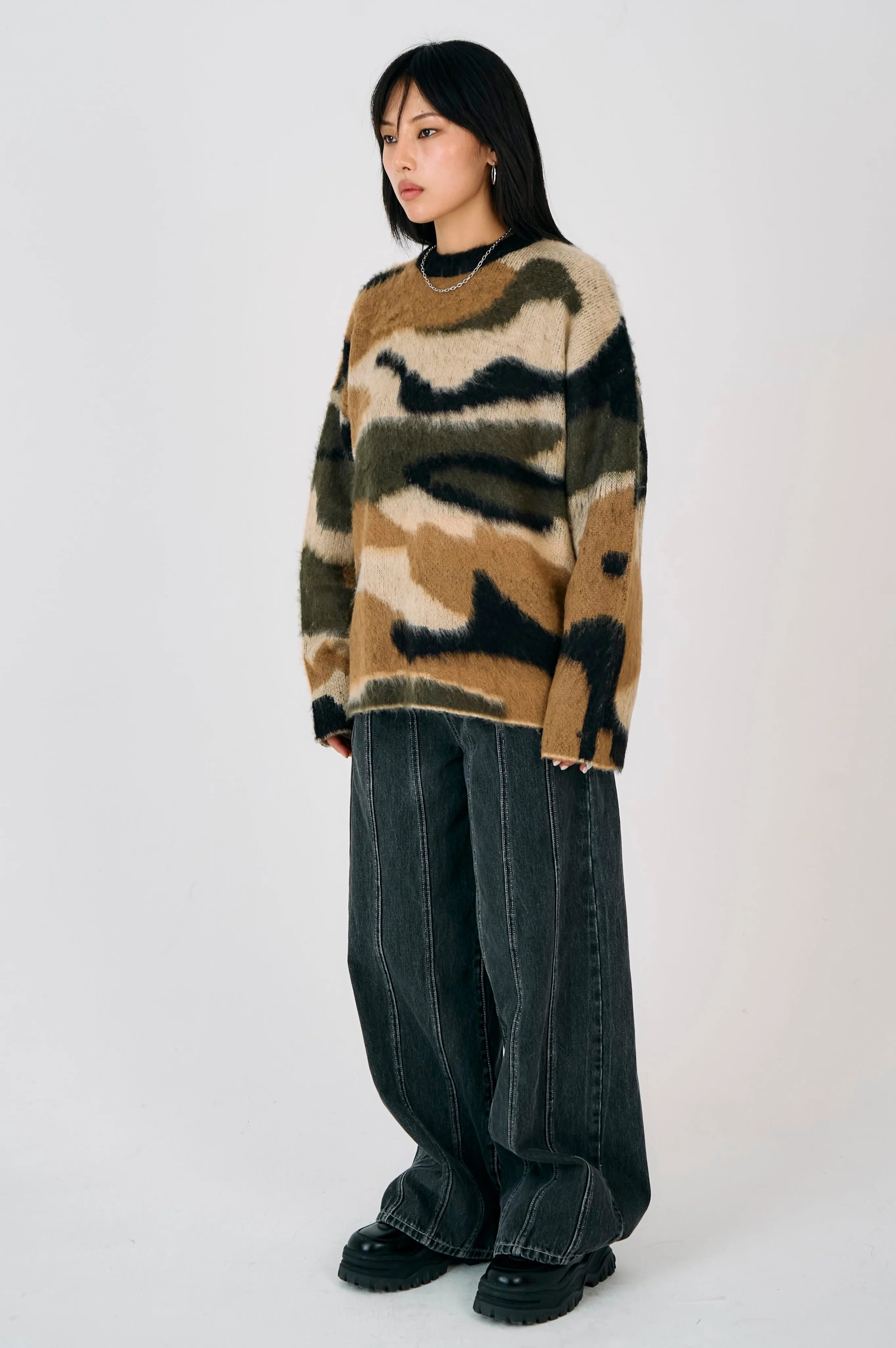 THE RAID CAMO KNIT  - VIA THE RAGGED PRIEST | Only €89 | NOW AVAILABLE TO SHOP at IAMINHATELOVE 
