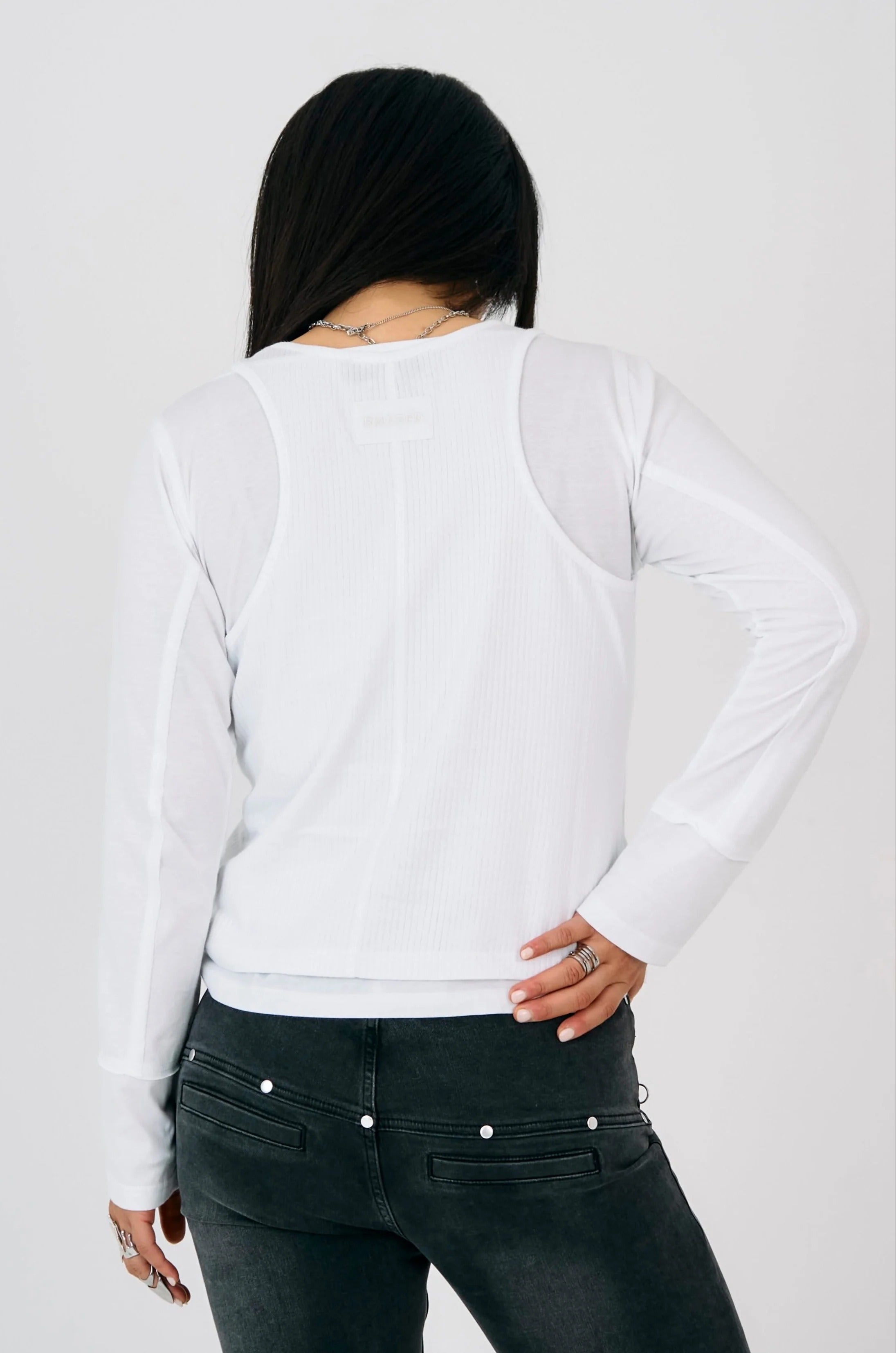 THE TROOP DOUBLE LAYER LONG SLEEVE TOP  - VIA THE RAGGED PRIEST | Only €55 | NOW AVAILABLE TO SHOP at IAMINHATELOVE 