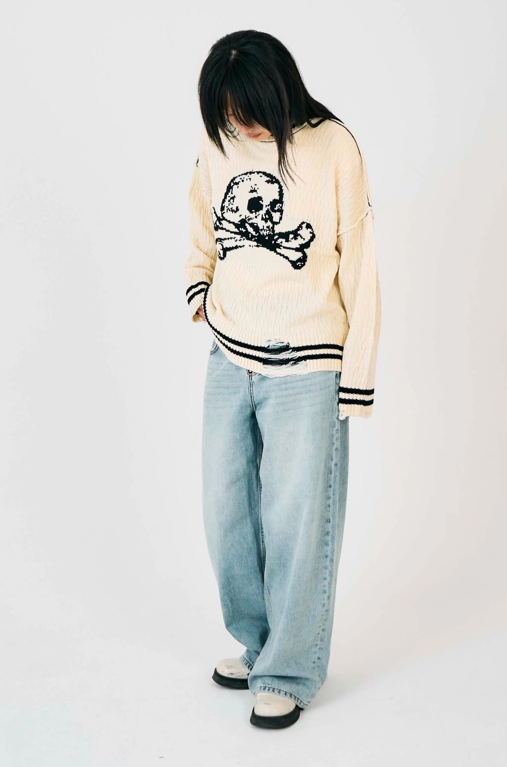 THE CULT SKULL KNIT  - VIA THE RAGGED PRIEST | Only €89 | NOW AVAILABLE TO SHOP at IAMINHATELOVE 