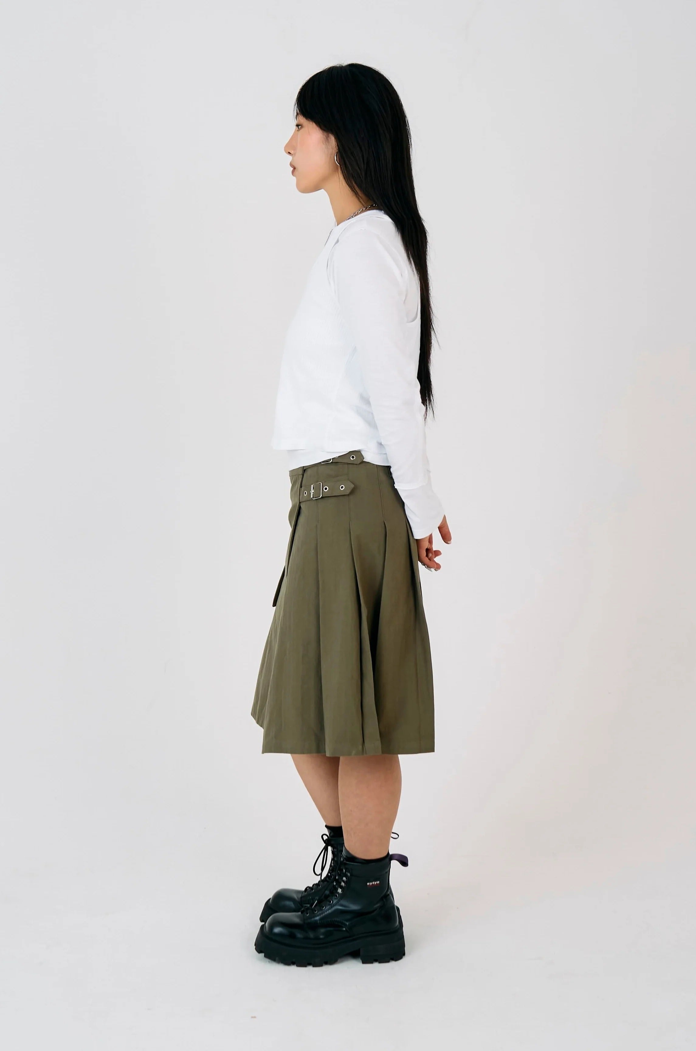 THE SCOUT UTILITY MIDI SKIRT  - VIA THE RAGGED PRIEST | Only €99 | NOW AVAILABLE TO SHOP at IAMINHATELOVE 