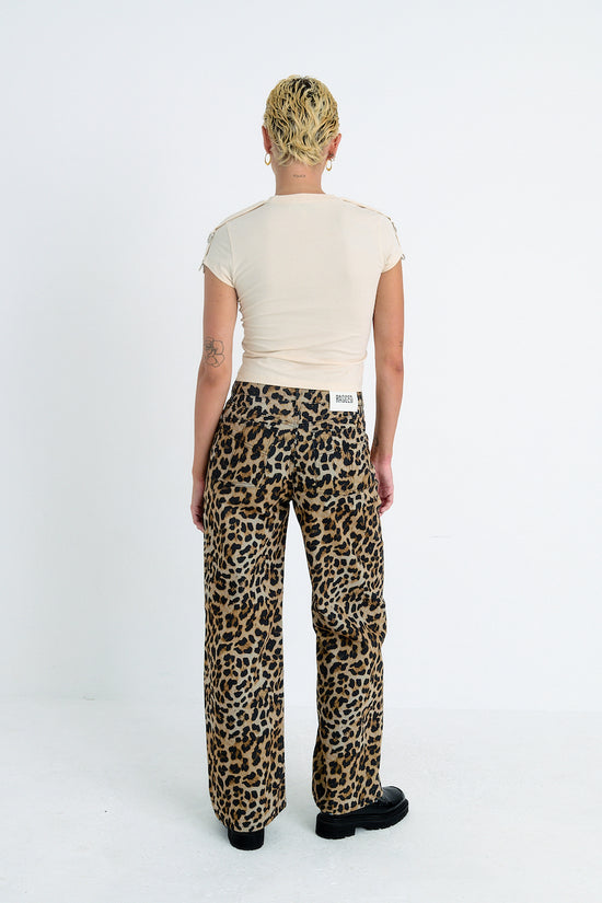 THE RELEASE JEANS - LEOPARD WASH  - VIA THE RAGGED PRIEST | Only €87 | NOW AVAILABLE TO SHOP at IAMINHATELOVE