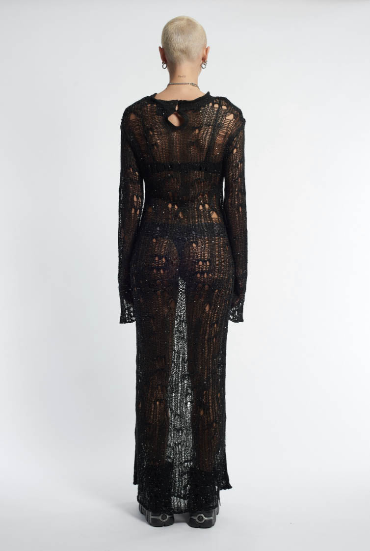 THE SIREN SEQUIN DISTRESSED MAXI DRESS  - VIA THE RAGGED PRIEST | Only €71 | NOW AVAILABLE TO SHOP at IAMINHATELOVE