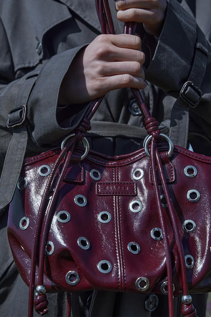 THE DAPHNE BAG - CABERNET  - VIA SILFEN STUDIO | Only €79 | NOW AVAILABLE TO SHOP at IAMINHATELOVE 