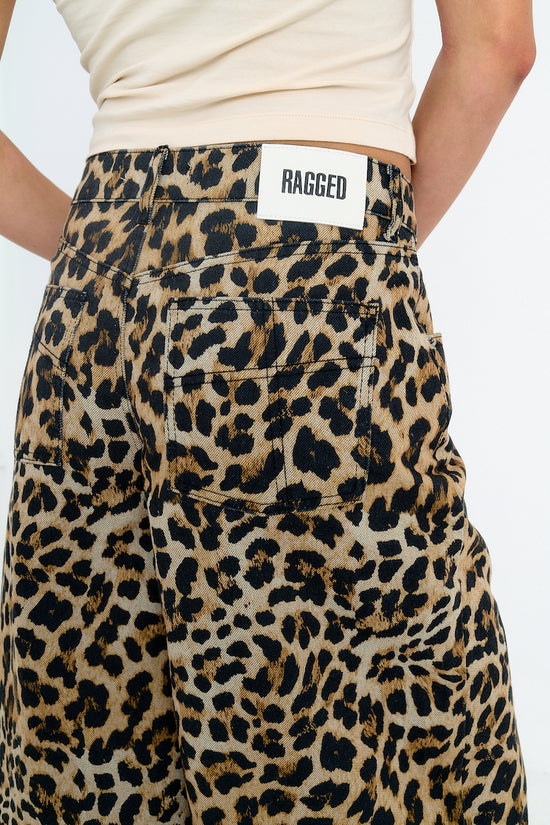 THE RELEASE DENIM JORTS - LEOPARD WASH  - VIA THE RAGGED PRIEST | Only €75 | NOW AVAILABLE TO SHOP at IAMINHATELOVE