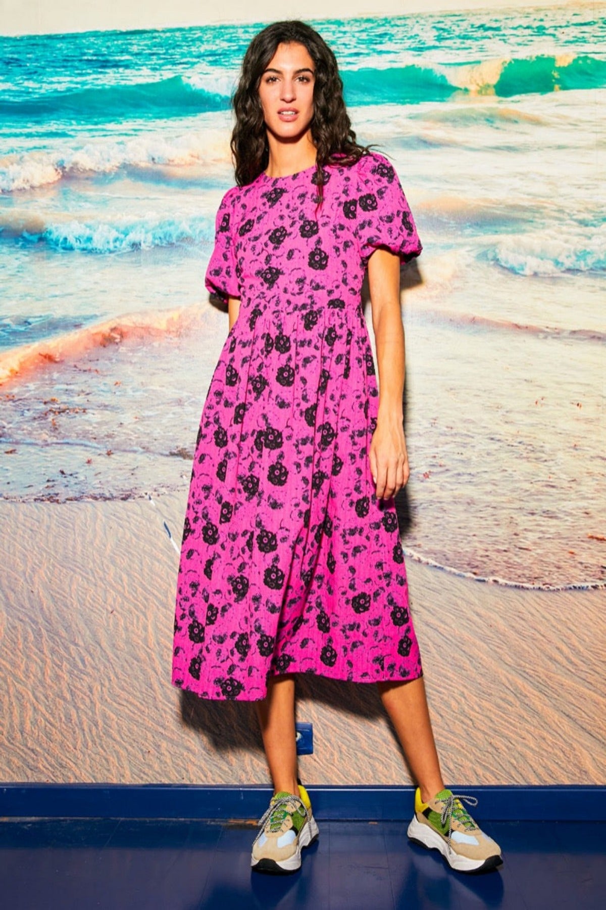 THE SCANDI READY FUCHSIA MIDI DRESS - EXCLUSIVE  from CURATED BY - Just €49! SHOP NOW AT IAMINHATELOVE BOTH IN STORE FOR CYPRUS AND ONLINE WORLDWIDE @ IAMINHATELOVE.COM