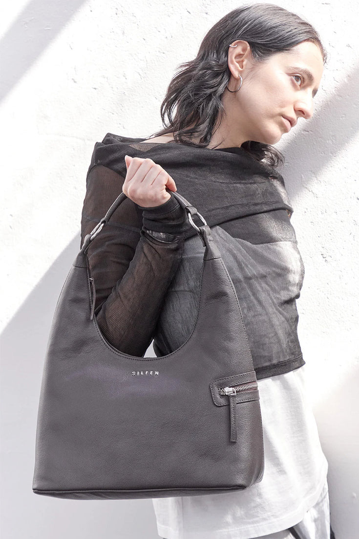 THE LOLA SHOULDER BAG - GENUINE LEATHER  - VIA SILFEN STUDIO | Only €149 | NOW AVAILABLE TO SHOP at IAMINHATELOVE 