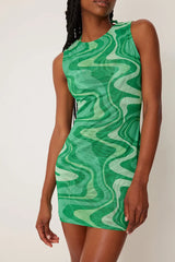 THE MESH BODYCON DRESS IN MULTI GREEN - EXCLUSIVE Dresses from NA-KD - Just $41! SHOP NOW AT IAMINHATELOVE BOTH IN STORE FOR CYPRUS AND ONLINE WORLDWIDE