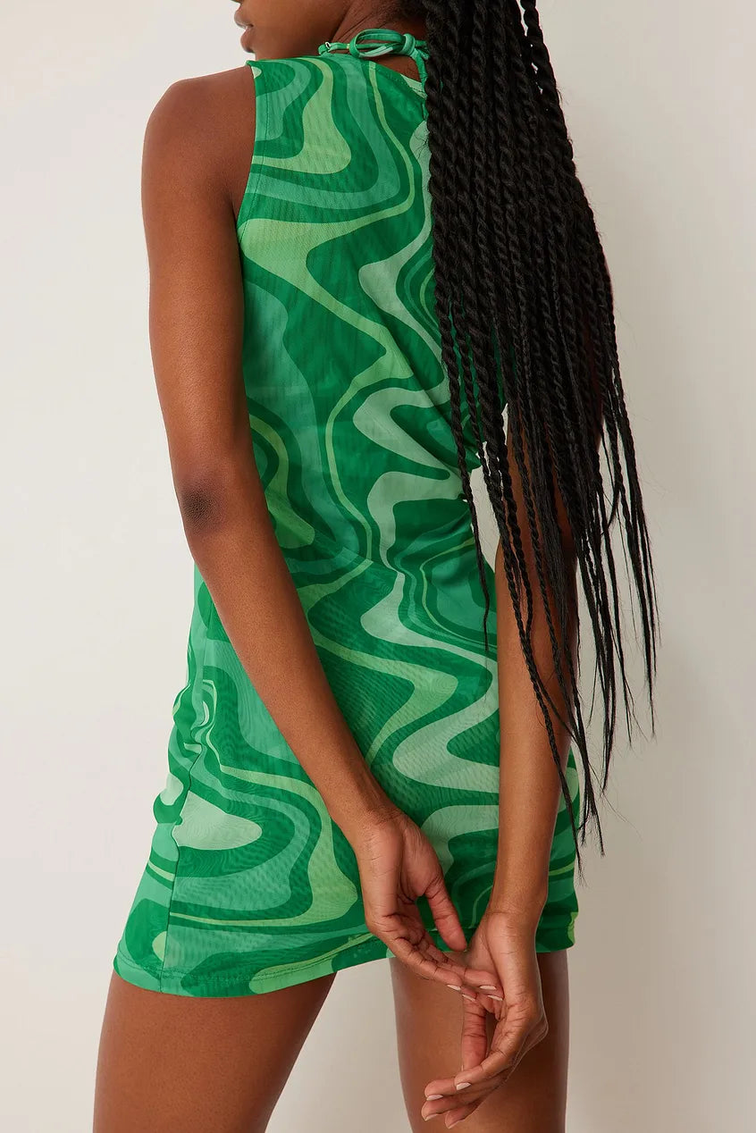 THE MESH BODYCON DRESS IN MULTI GREEN - EXCLUSIVE Dresses from NA-KD - Just €41! SHOP NOW AT IAMINHATELOVE BOTH IN STORE FOR CYPRUS AND ONLINE WORLDWIDE @ IAMINHATELOVE.COM