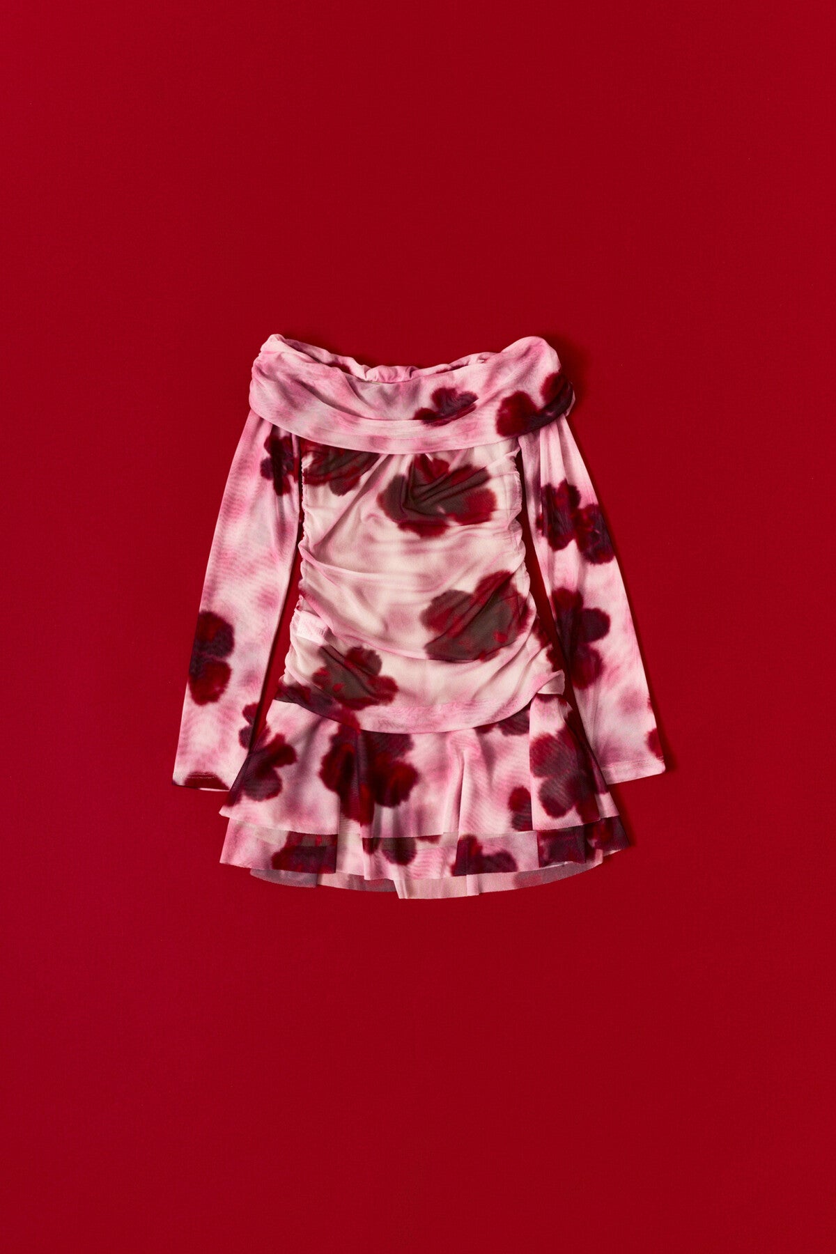 THE PARTY READY MINI DRESS -  PINKISH RED  - VIA CURATED BY | Only €59 | NOW AVAILABLE TO SHOP at IAMINHATELOVE