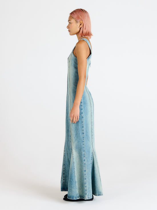 MISS WORLD DENIM MAXI DRESS  - VIA THE RAGGED PRIEST | Only €71 | NOW AVAILABLE TO SHOP at IAMINHATELOVE