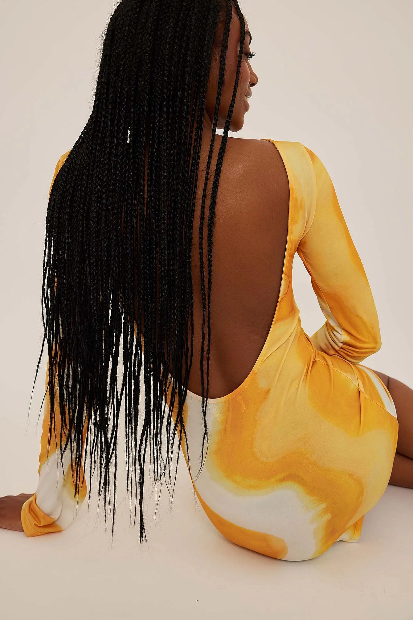 DEEP BACK PRINTED DRESS - EXCLUSIVE Dresses from NA-KD - Just $48.00! SHOP NOW AT IAMINHATELOVE BOTH IN STORE FOR CYPRUS AND ONLINE WORLDWIDE