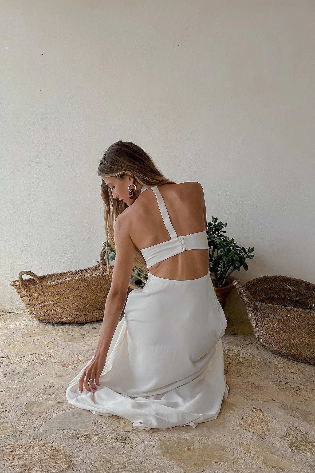 FLOWY MAXI DRESS WITH CUT OUTS - OFF WHITE - EXCLUSIVE Dresses from NA-KD - Just $95! SHOP NOW AT IAMINHATELOVE BOTH IN STORE FOR CYPRUS AND ONLINE WORLDWIDE