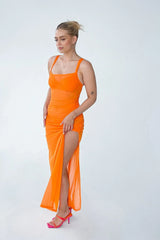 ONE SHOULDER DRAPED MESH DRESS - EXCLUSIVE Dresses from NA-KD - Just $30.00! SHOP NOW AT IAMINHATELOVE BOTH IN STORE FOR CYPRUS AND ONLINE WORLDWIDE