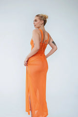 ONE SHOULDER DRAPED MESH DRESS - EXCLUSIVE Dresses from NA-KD - Just $30.00! SHOP NOW AT IAMINHATELOVE BOTH IN STORE FOR CYPRUS AND ONLINE WORLDWIDE