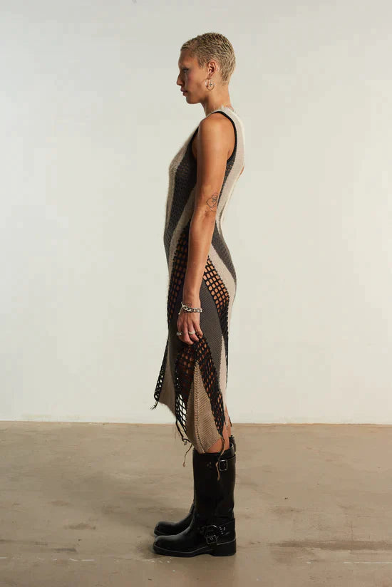 ENIGMA KNIT MAXI DRESS - EXCLUSIVE Knitwear from THE RAGGED PRIEST - Just $86! SHOP NOW AT IAMINHATELOVE BOTH IN STORE FOR CYPRUS AND ONLINE WORLDWIDE