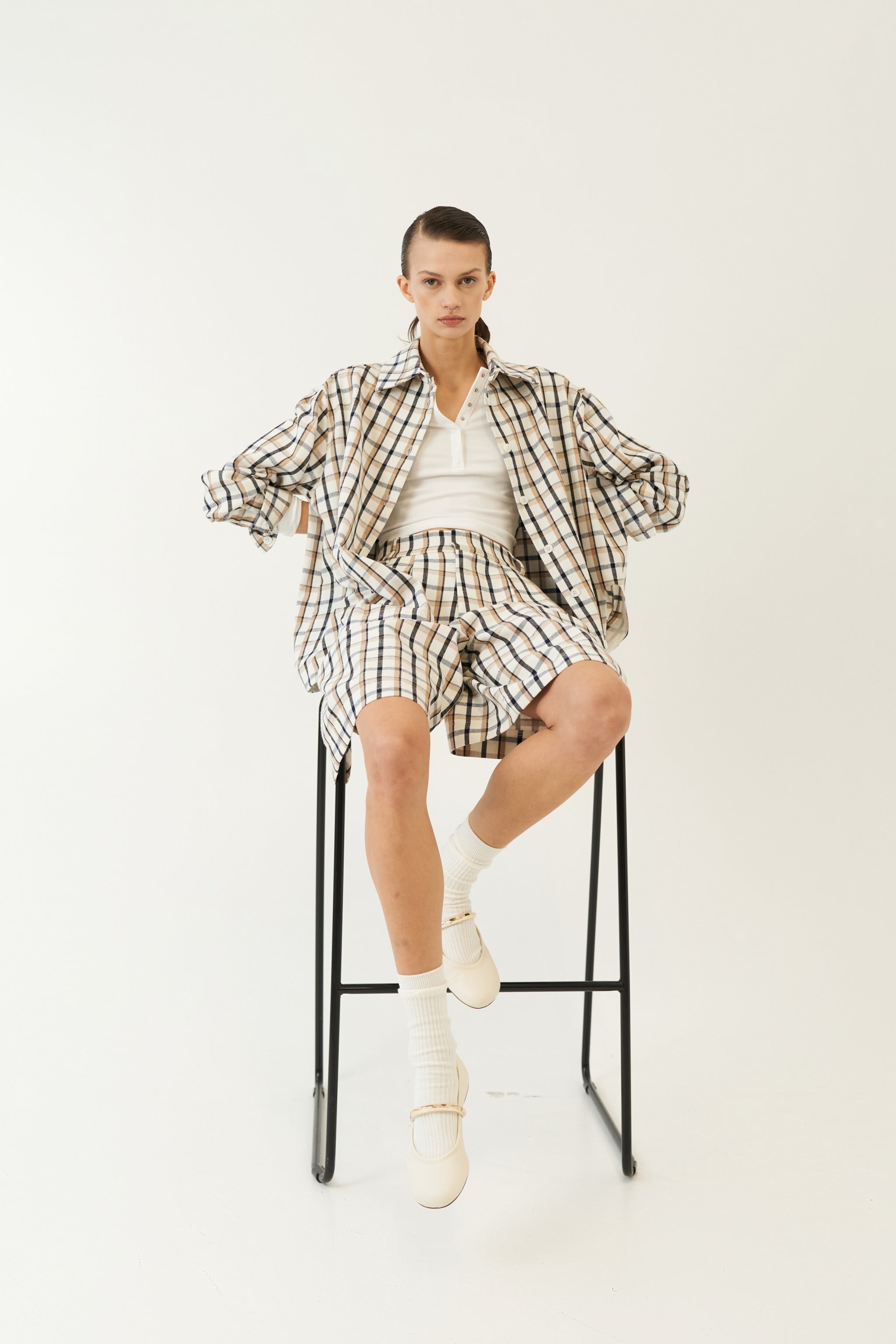 THE FANTASY OVERSIZED SHIRT - CHECKERED BLACK  - VIA CURATED BY | Only €78 | NOW AVAILABLE TO SHOP at IAMINHATELOVE