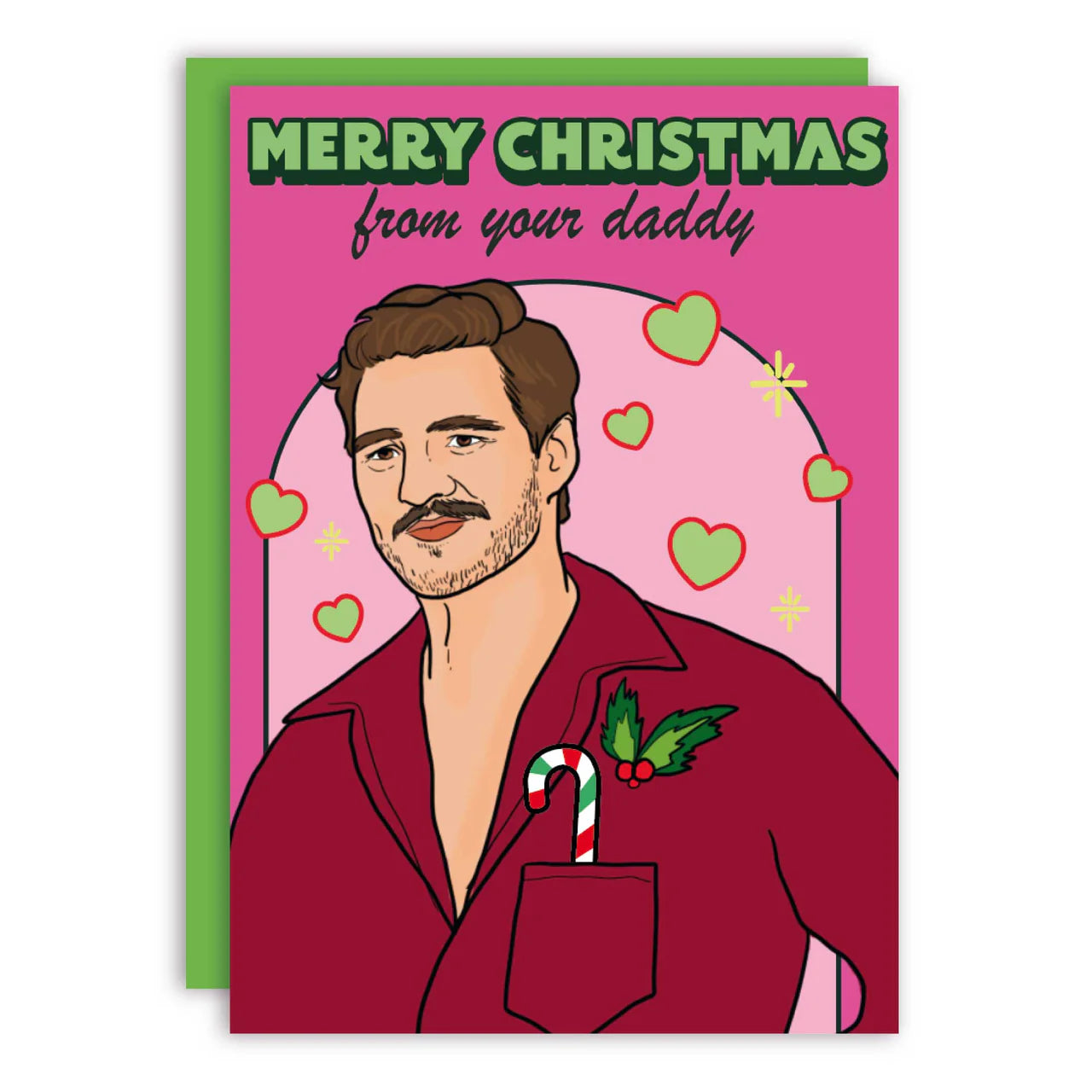 THE XMAS DADDY GREETING CARD  - VIA IAMINHATELOVE | Only €4 | NOW AVAILABLE TO SHOP at IAMINHATELOVE 