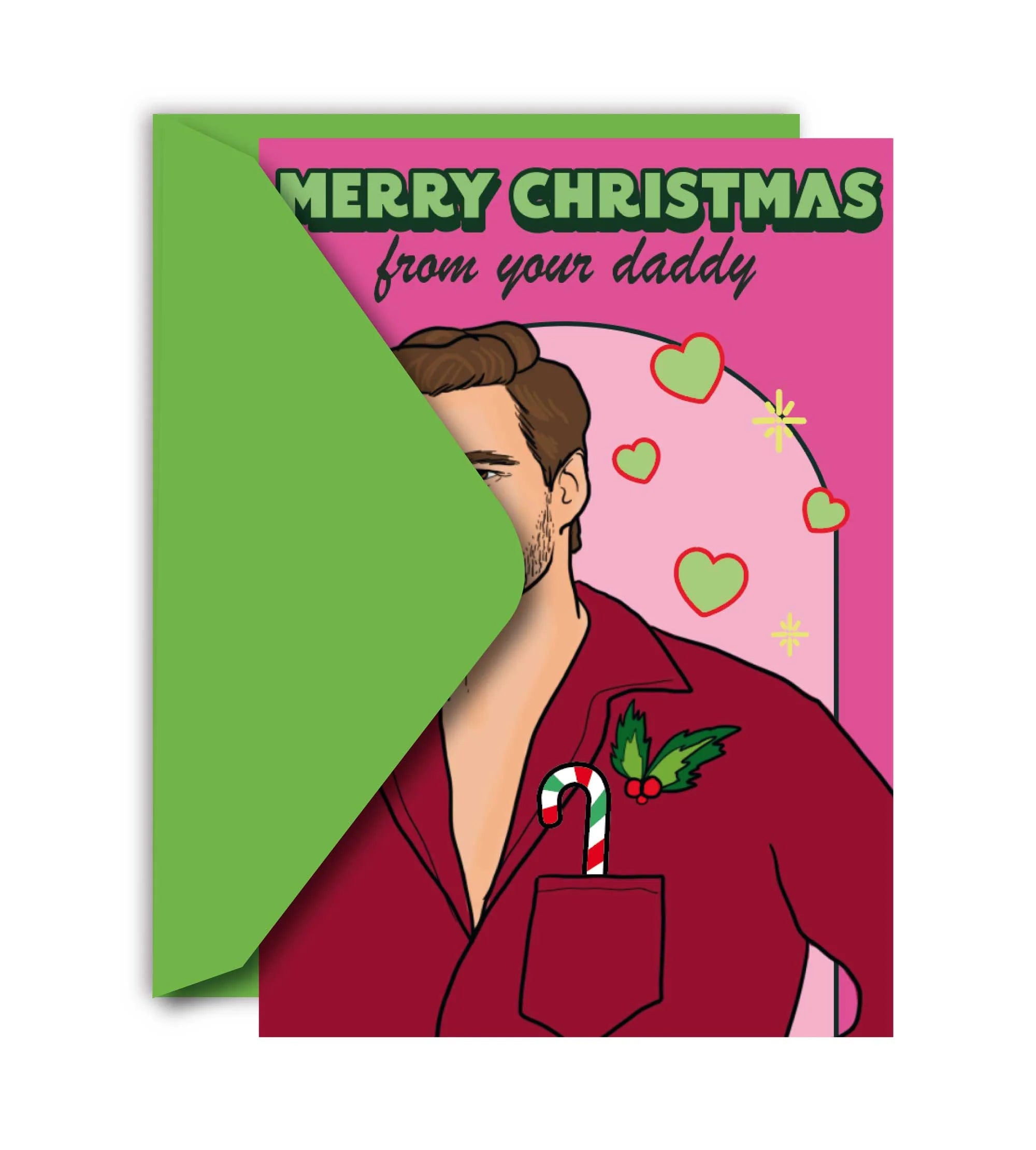 THE XMAS DADDY GREETING CARD  - VIA IAMINHATELOVE | Only €4 | NOW AVAILABLE TO SHOP at IAMINHATELOVE 