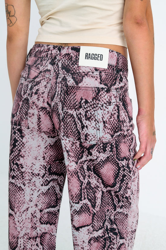 THE RELEASE DENIM - PINK SNAKE WASH  - VIA THE RAGGED PRIEST | Only €83 | NOW AVAILABLE TO SHOP at IAMINHATELOVE
