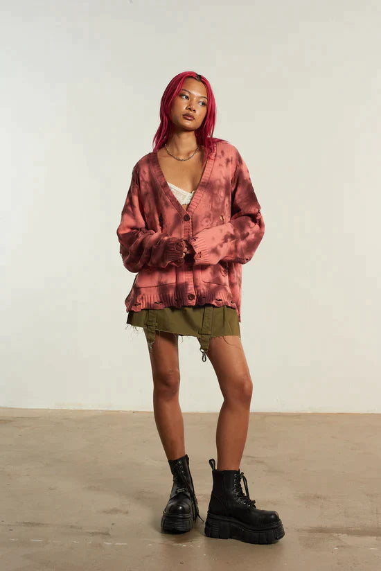 CREATURE TIE DYE CARDIGAN  - VIA THE RAGGED PRIEST | Only €65.60 | NOW AVAILABLE TO SHOP at IAMINHATELOVE