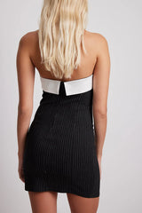 THE ABSOLUTE 90'S PINSTRIPED BANDEAU MINI DRESS - EXCLUSIVE Dresses from NA-KD - Just $67.00! SHOP NOW AT IAMINHATELOVE BOTH IN STORE FOR CYPRUS AND ONLINE WORLDWIDE
