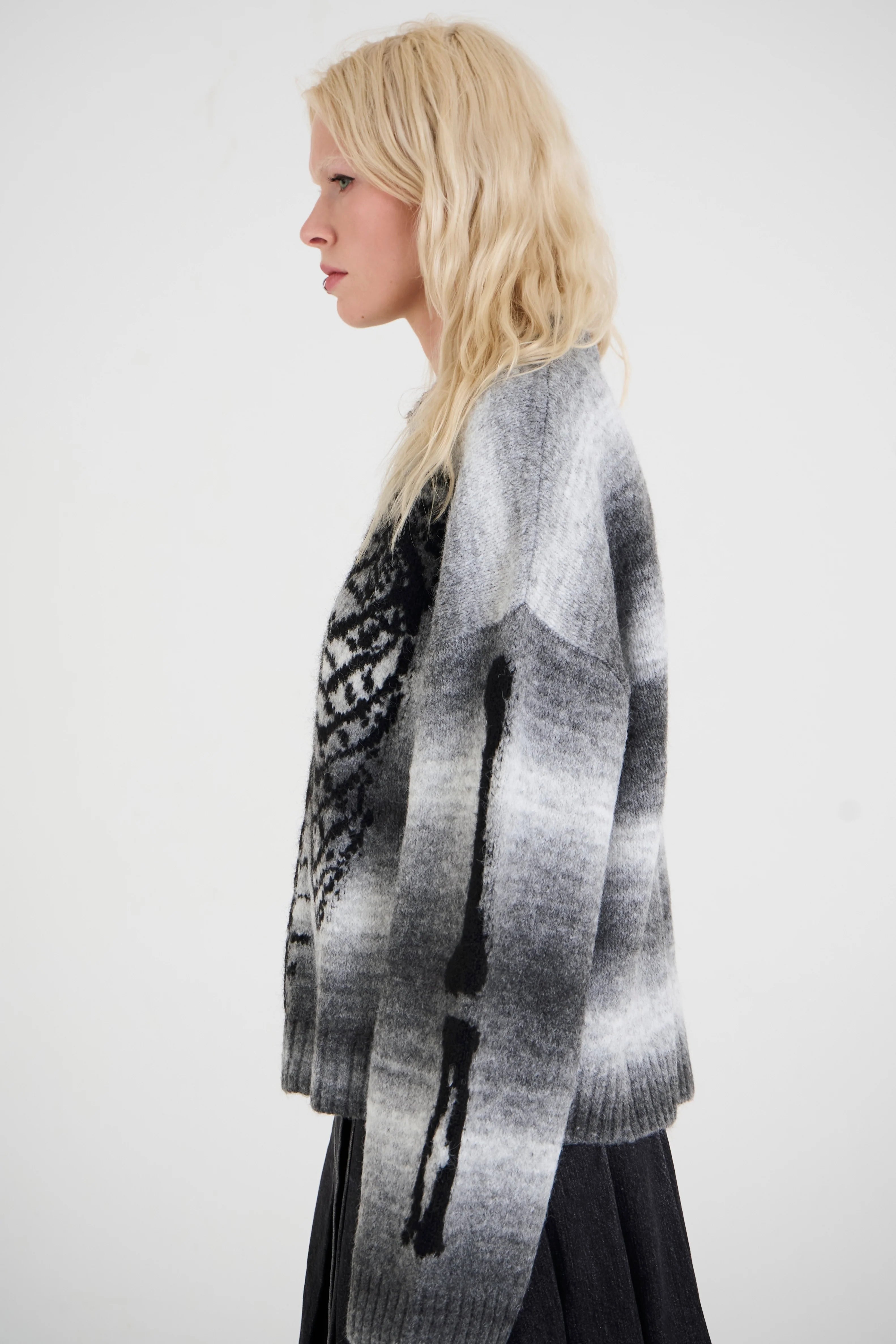 THE BARE SPACEDYE SKELETON KNIT  - VIA THE RAGGED PRIEST | Only €79 | NOW AVAILABLE TO SHOP at IAMINHATELOVE 