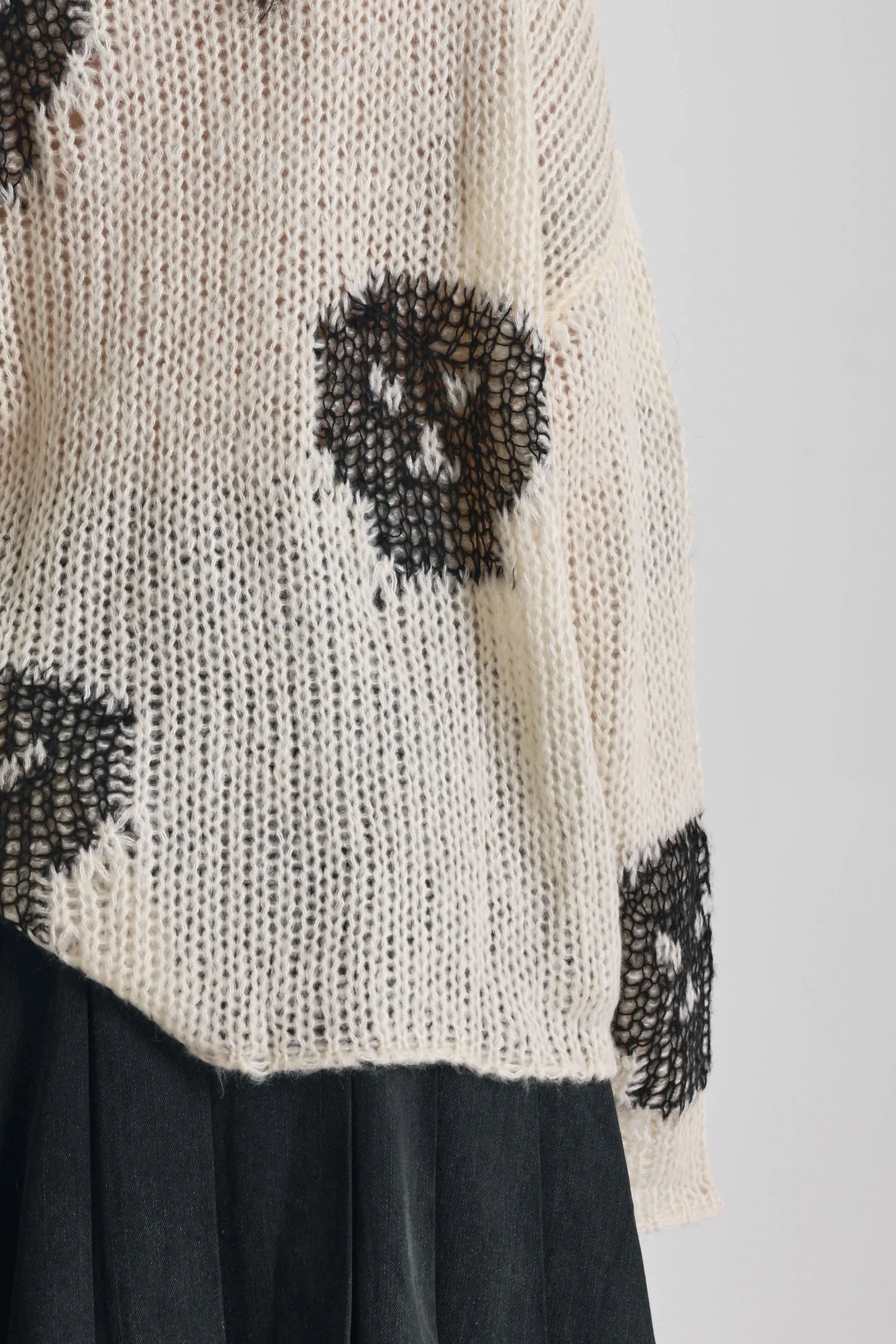 THE BONEHEAD SKULL OVERSIZED KNIT JUMPER  - VIA THE RAGGED PRIEST | Only €84 | NOW AVAILABLE TO SHOP at IAMINHATELOVE 