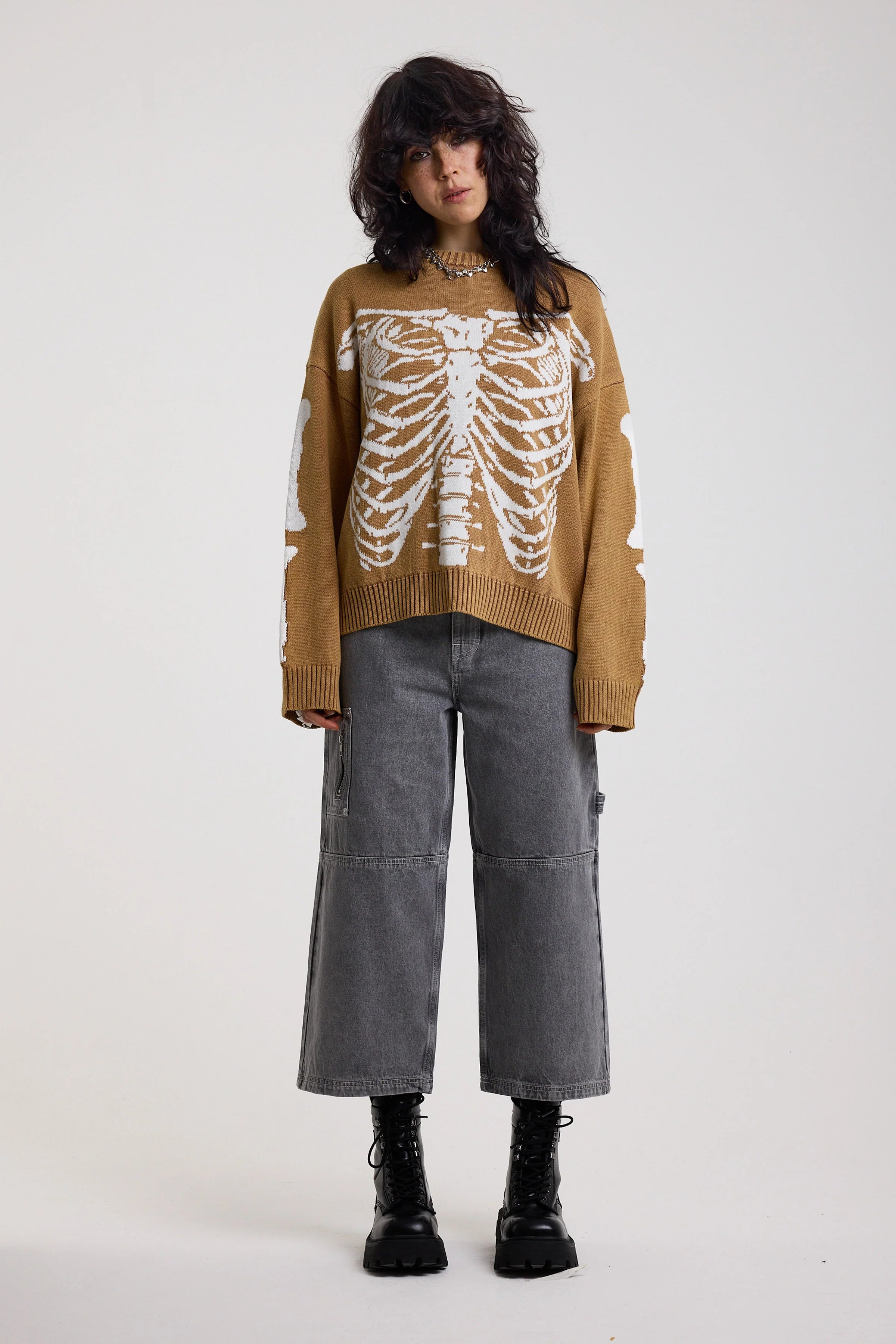 THE BONES SKELETON KNIT JUMPER  - VIA THE RAGGED PRIEST | Only €98 | NOW AVAILABLE TO SHOP at IAMINHATELOVE 