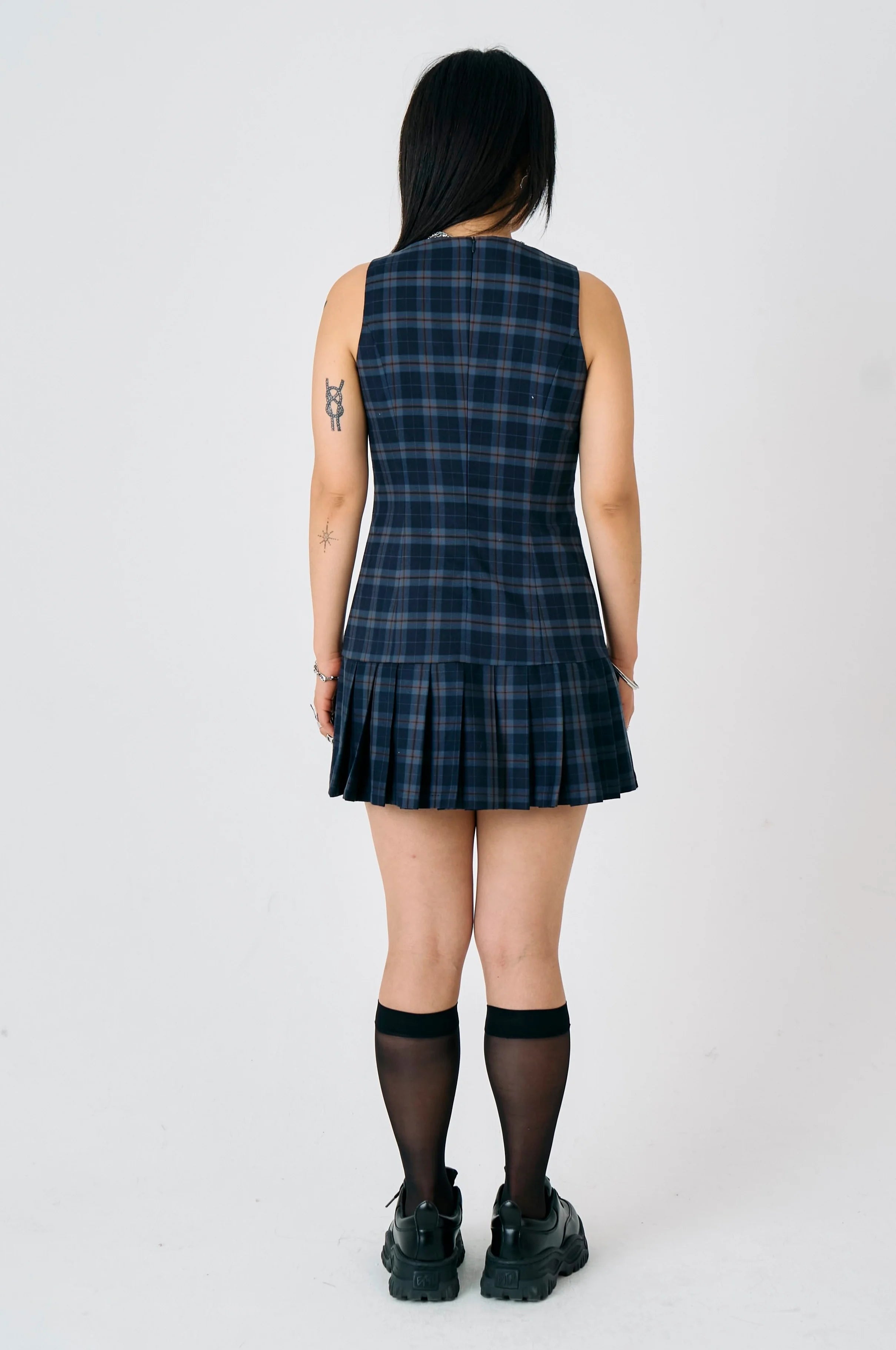 THE BRIDLE MINI CHECKERED DRESS  - VIA IAMINHATELOVE  | Only €69.60 | NOW AVAILABLE TO SHOP at IAMINHATELOVE 