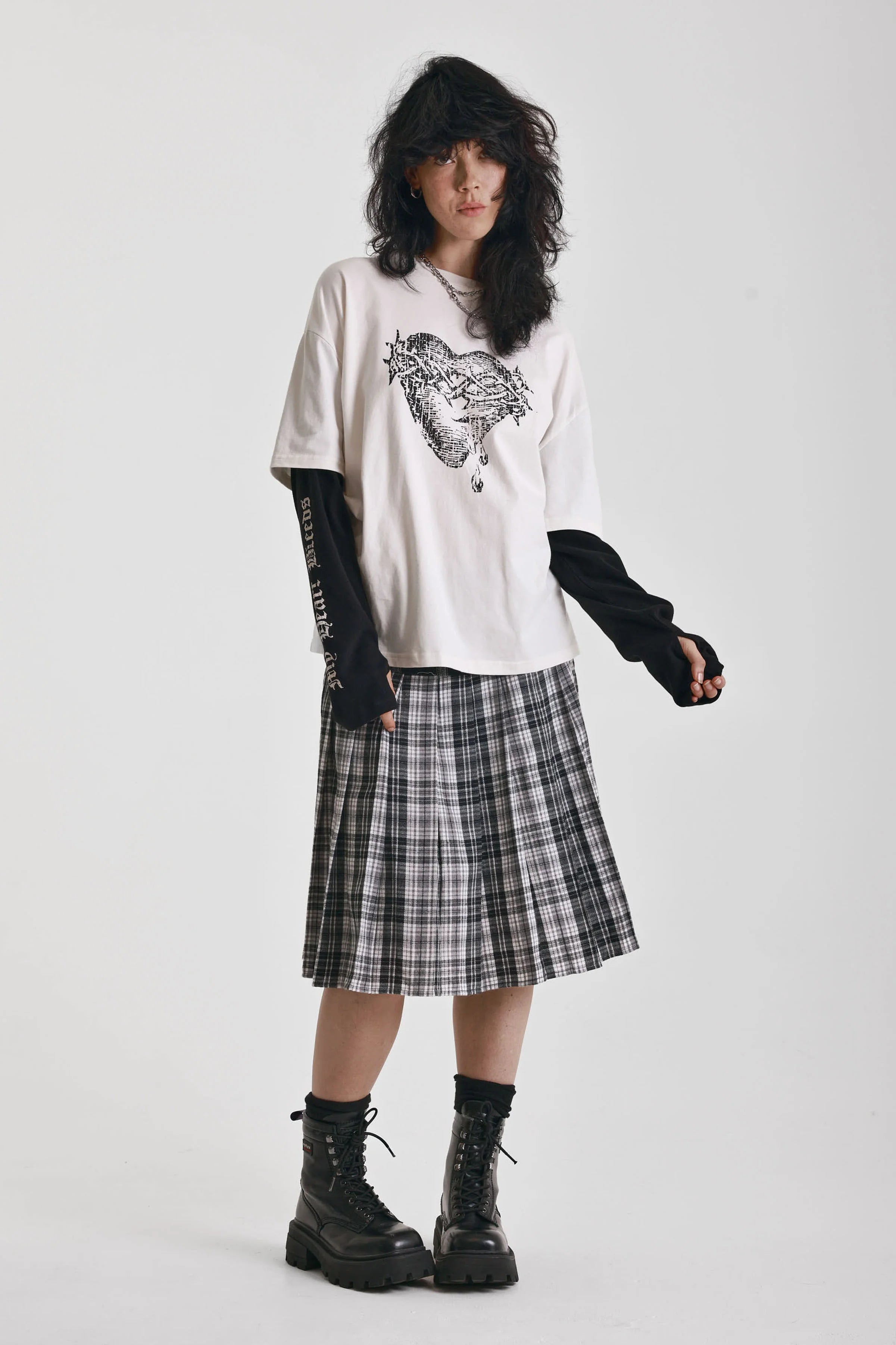 THE BYPASS LONG SLEEVE GRAPHIC T-SHIRT  - VIA THE RAGGED PRIEST | Only €57 | NOW AVAILABLE TO SHOP at IAMINHATELOVE 