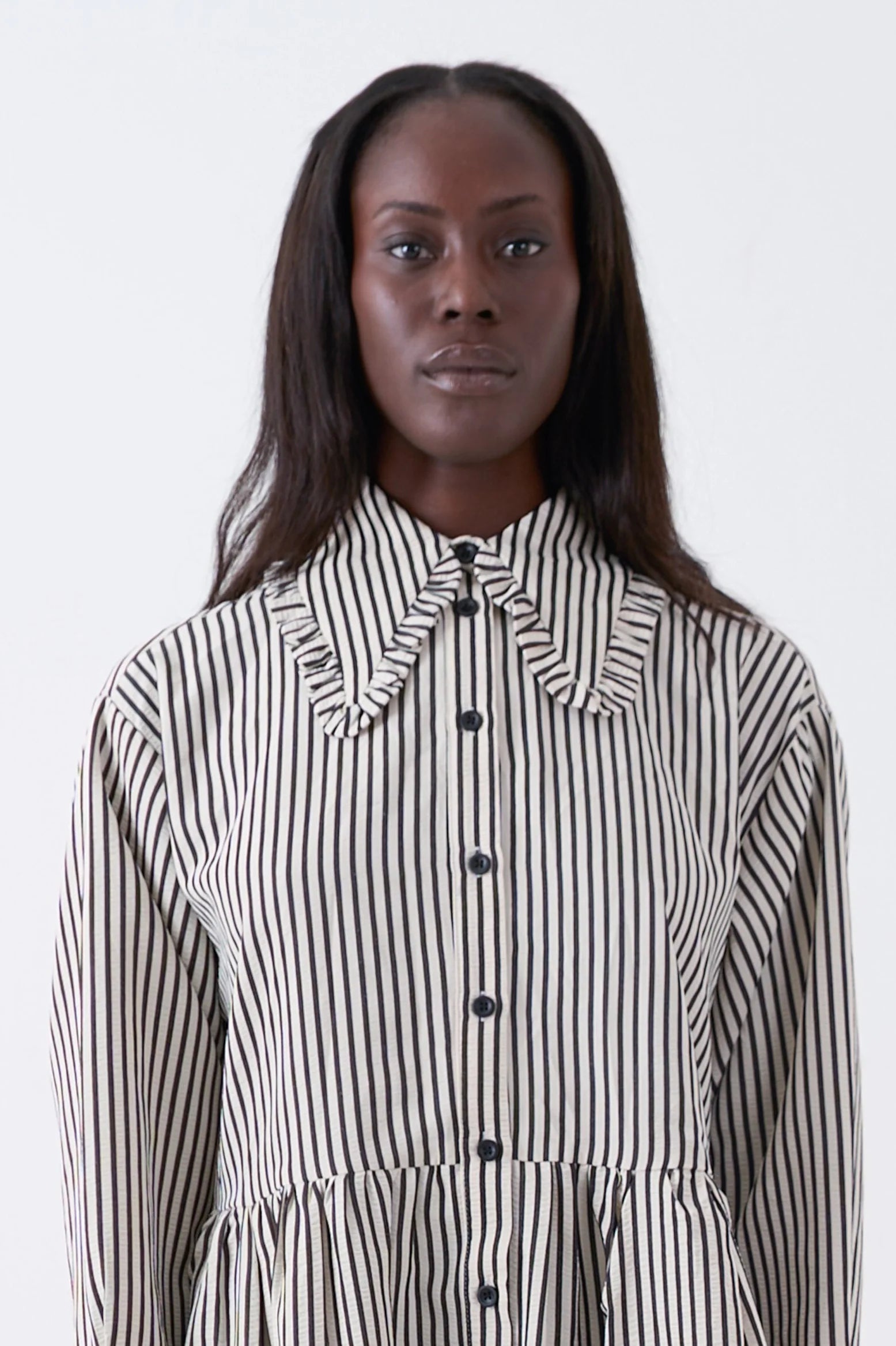 THE CHARM STRIPE OVERSIZED COLLAR MINI DRESS  - VIA THE RAGGED PRIEST | Only €86 | NOW AVAILABLE TO SHOP at IAMINHATELOVE 