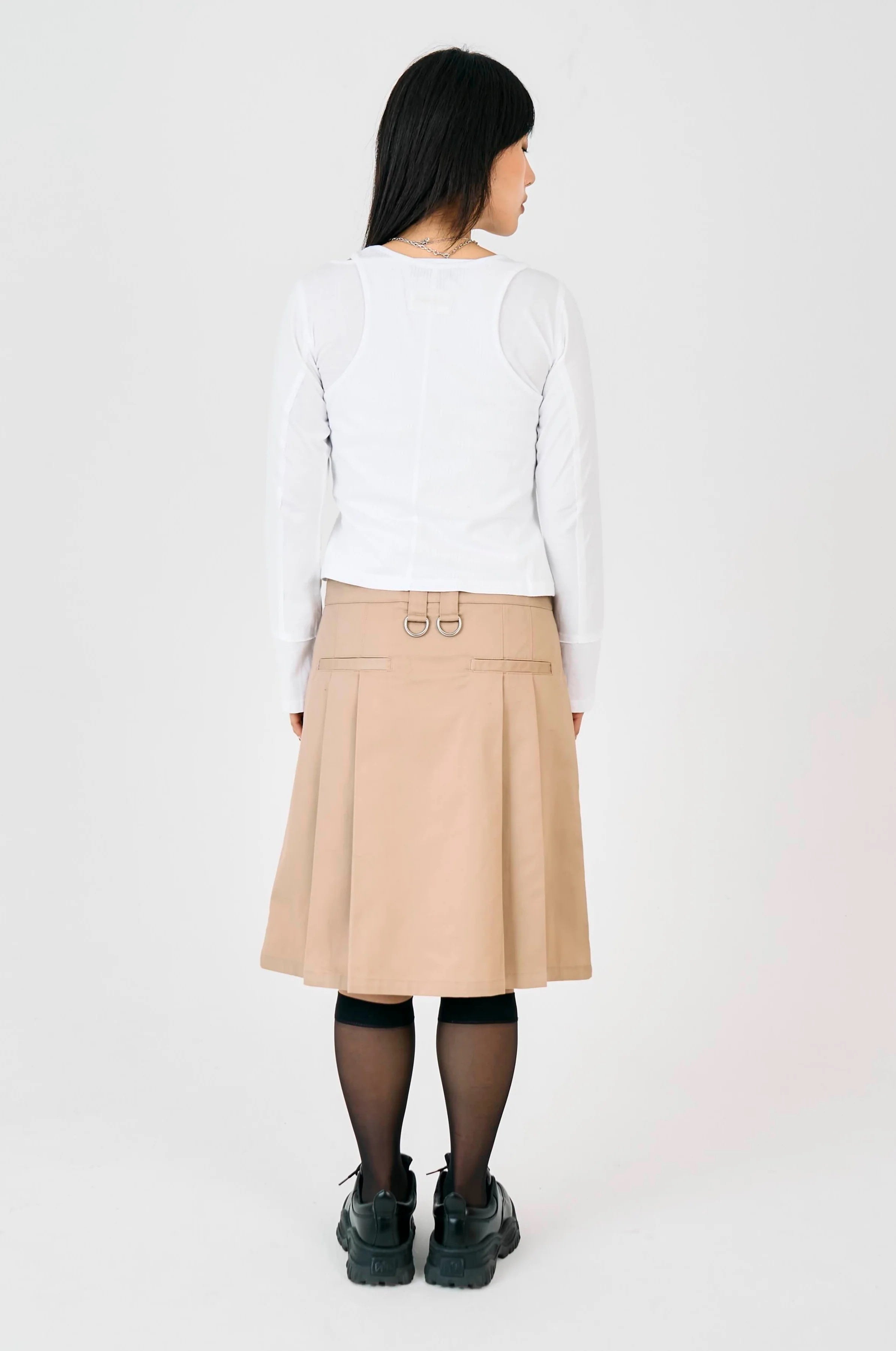 THE CLERK PLEATED MIDI SKIRT  - VIA THE RAGGED PRIEST | Only €75 | NOW AVAILABLE TO SHOP at IAMINHATELOVE 