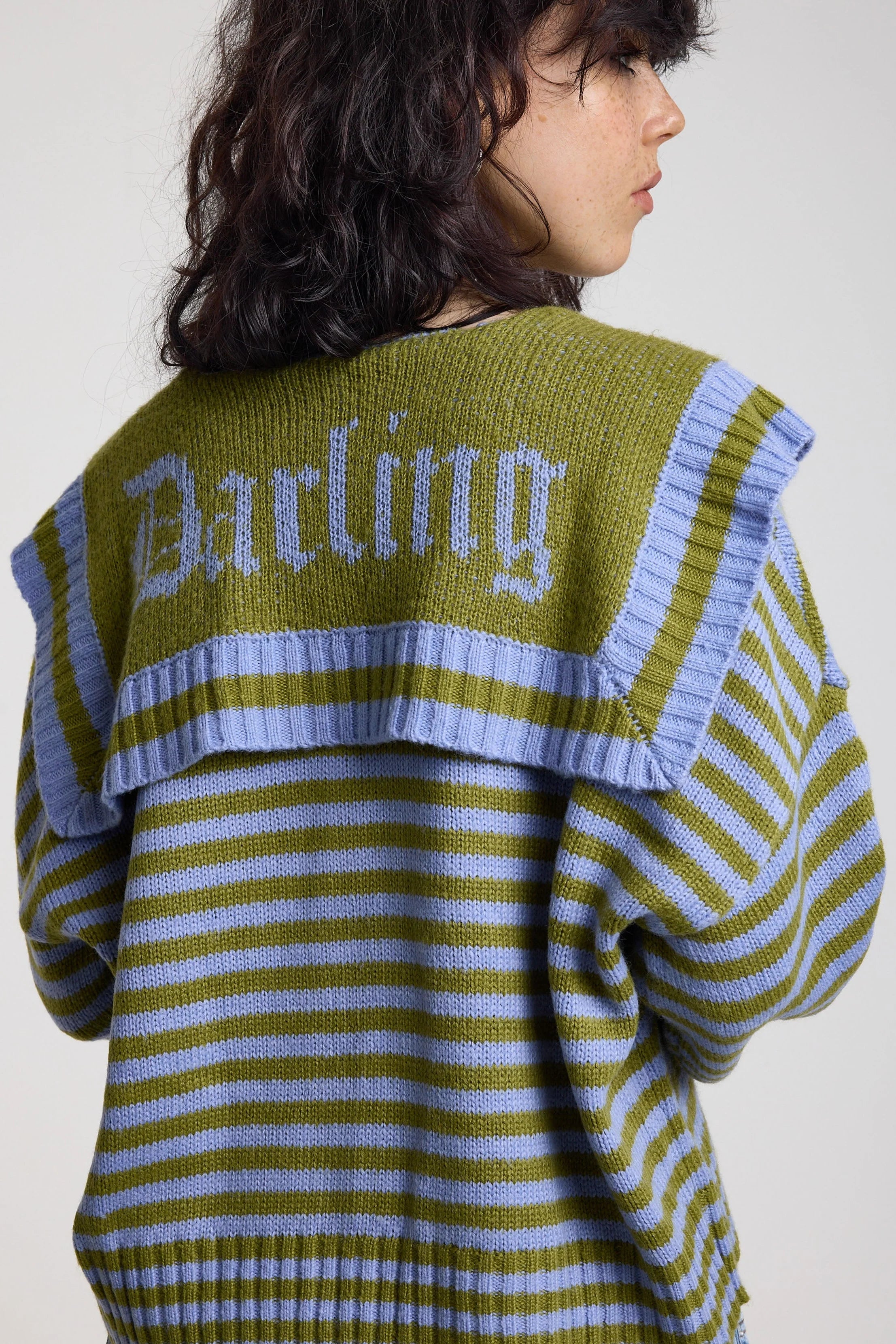 THE DARLING STRIPE OVERSIZED COLLAR CARDIGAN  - VIA THE RAGGED PRIEST | Only €79 | NOW AVAILABLE TO SHOP at IAMINHATELOVE 
