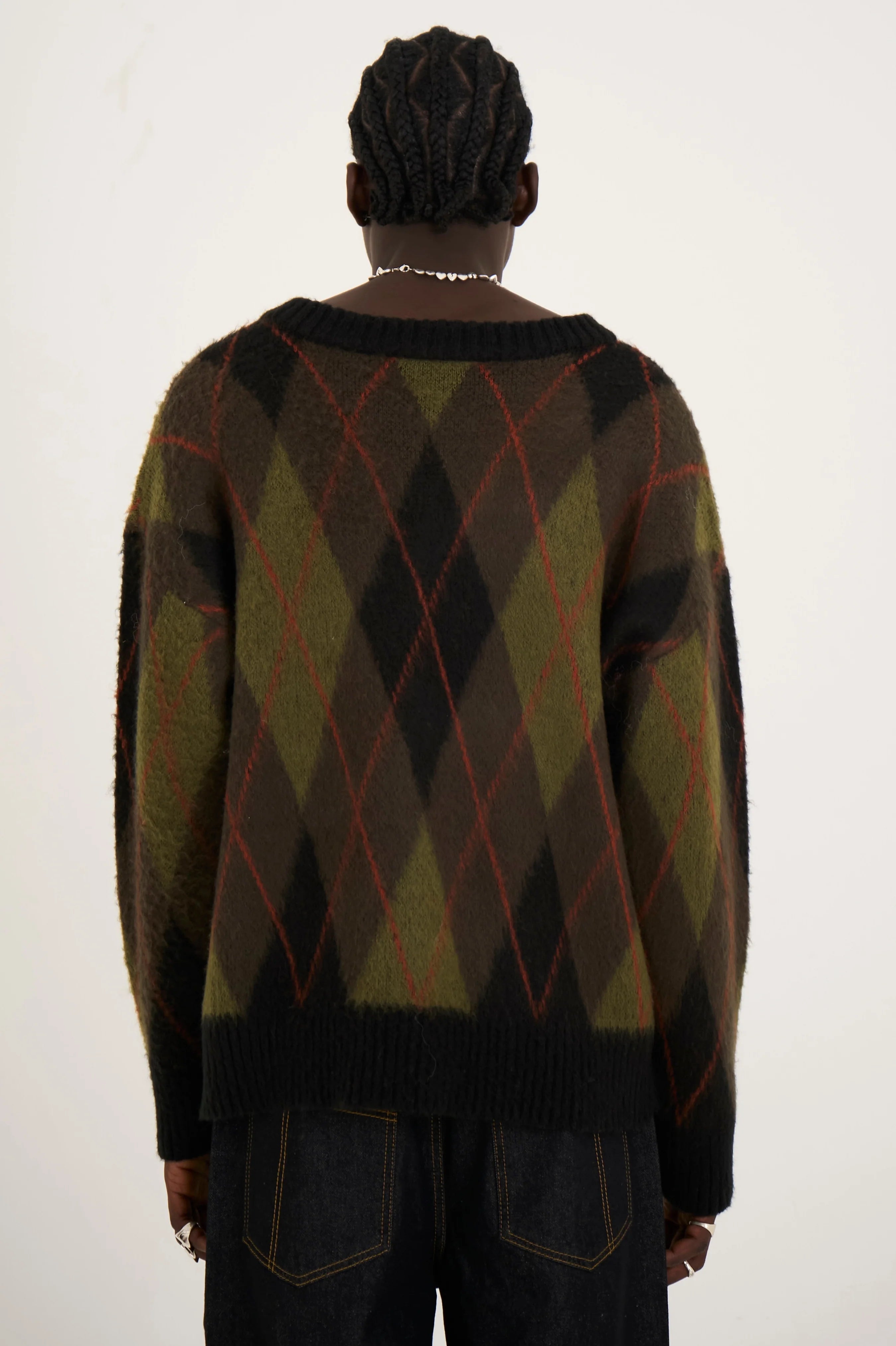 THE DIAMOND V NECK ARGYLE UNISEX KNIT  - VIA THE RAGGED PRIEST | Only €99 | NOW AVAILABLE TO SHOP at IAMINHATELOVE 