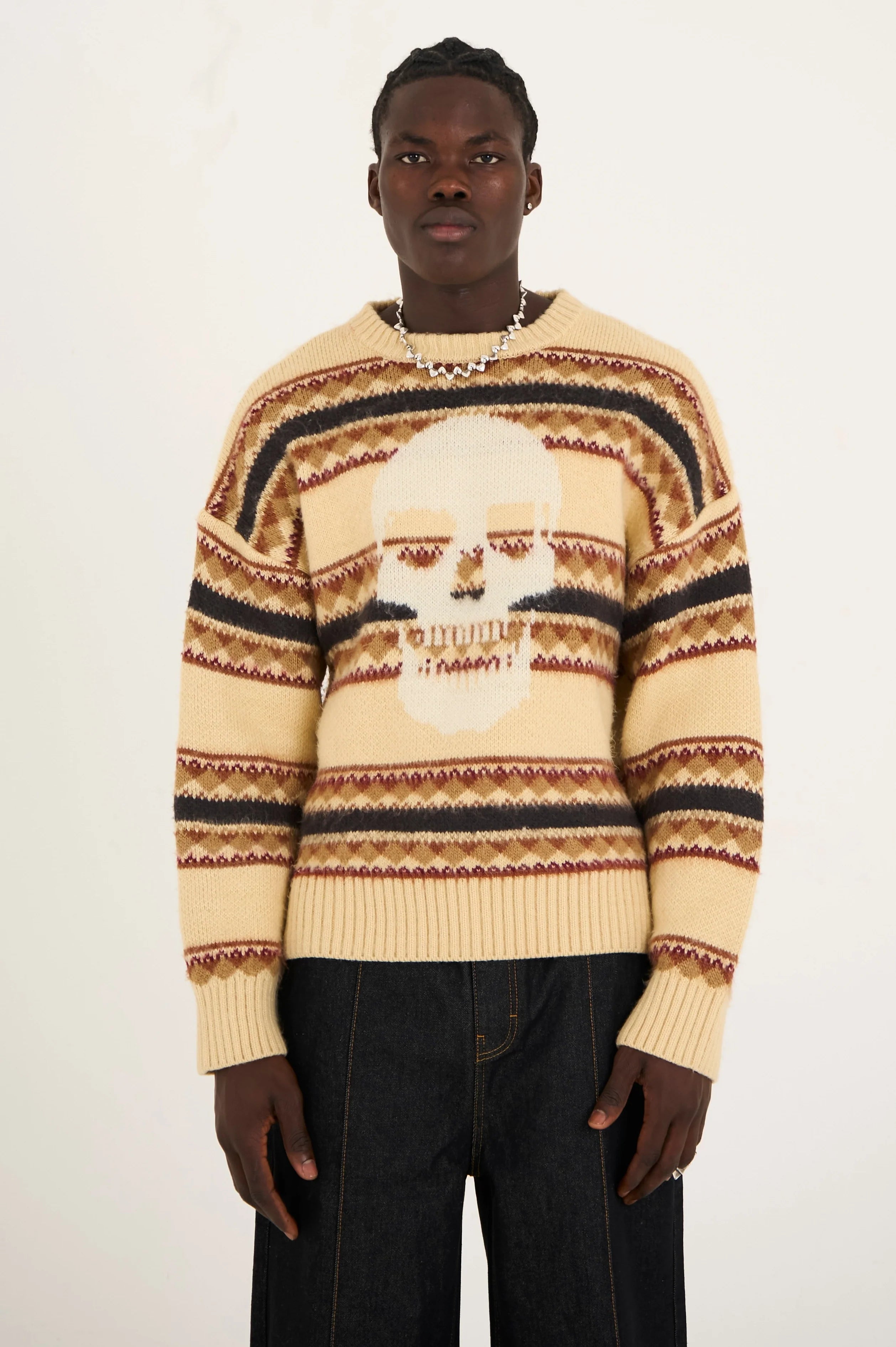 THE FAIR SKULL UNISEX KNIT  - VIA THE RAGGED PRIEST | Only €104 | NOW AVAILABLE TO SHOP at IAMINHATELOVE 