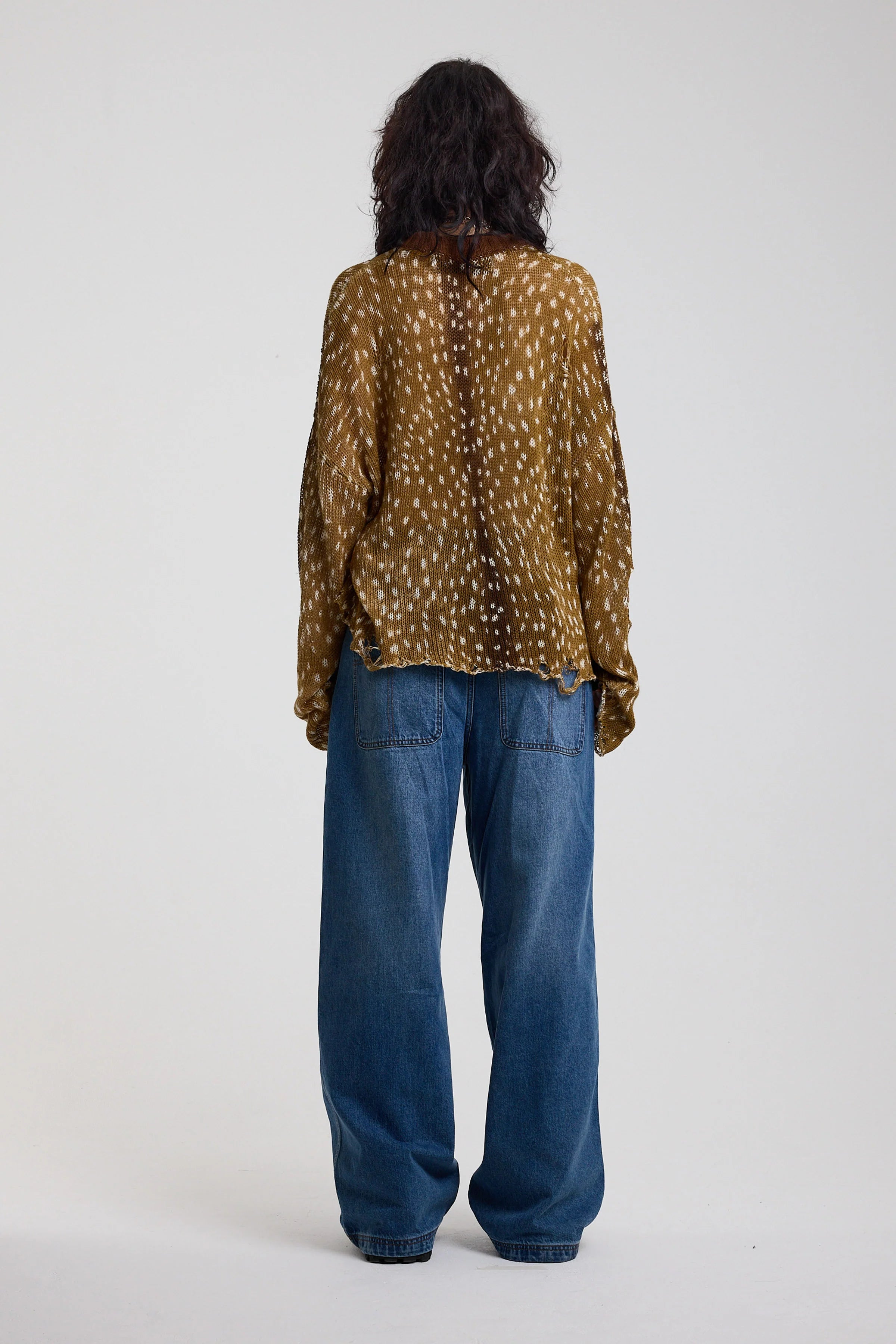 THE FAWN DISTRESSED KNIT JUMPER  - VIA THE RAGGED PRIEST | Only €86 | NOW AVAILABLE TO SHOP at IAMINHATELOVE 
