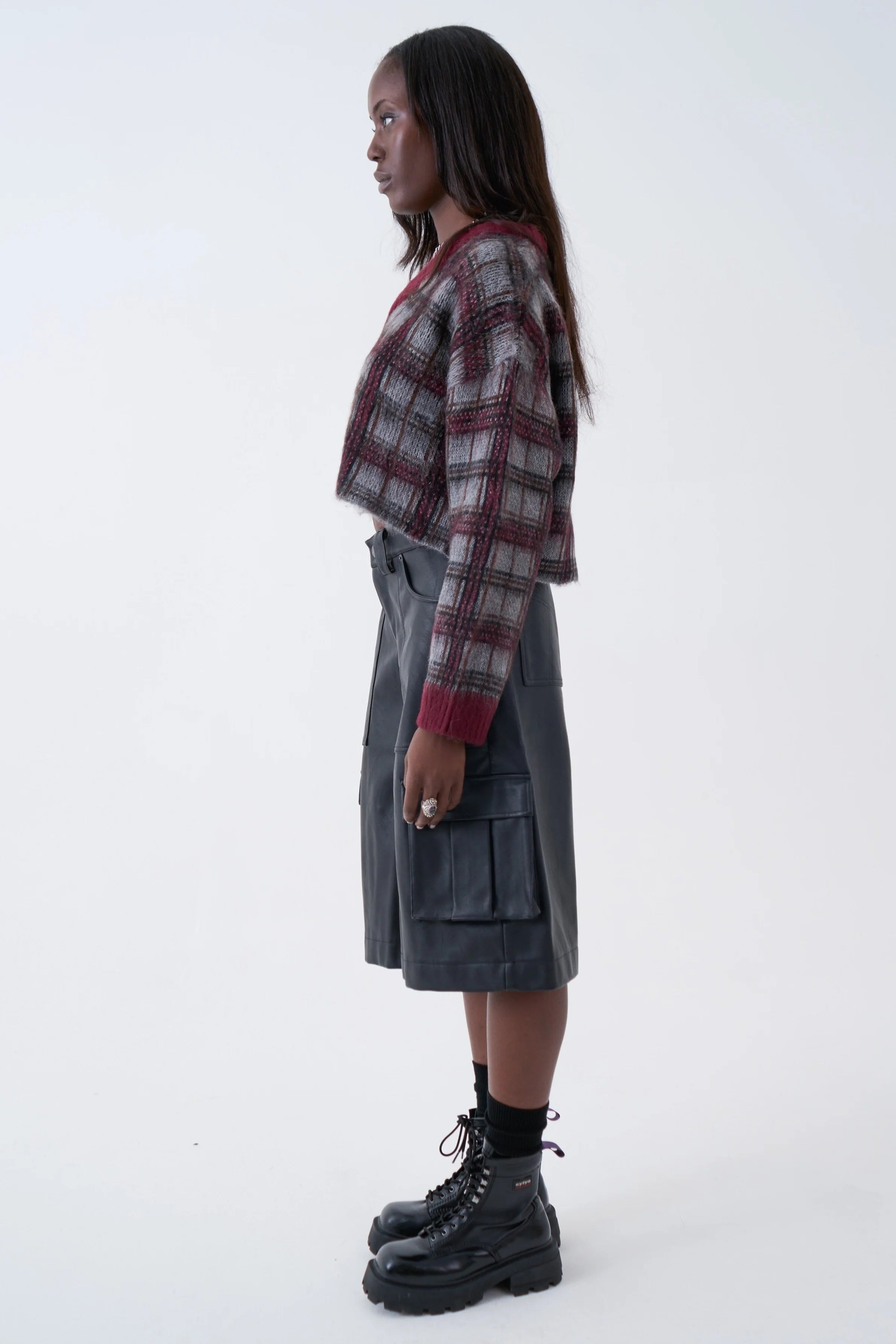 THE HEIRLOOM GRUNGE CHECK KNIT  - VIA THE RAGGED PRIEST | Only €84 | NOW AVAILABLE TO SHOP at IAMINHATELOVE 