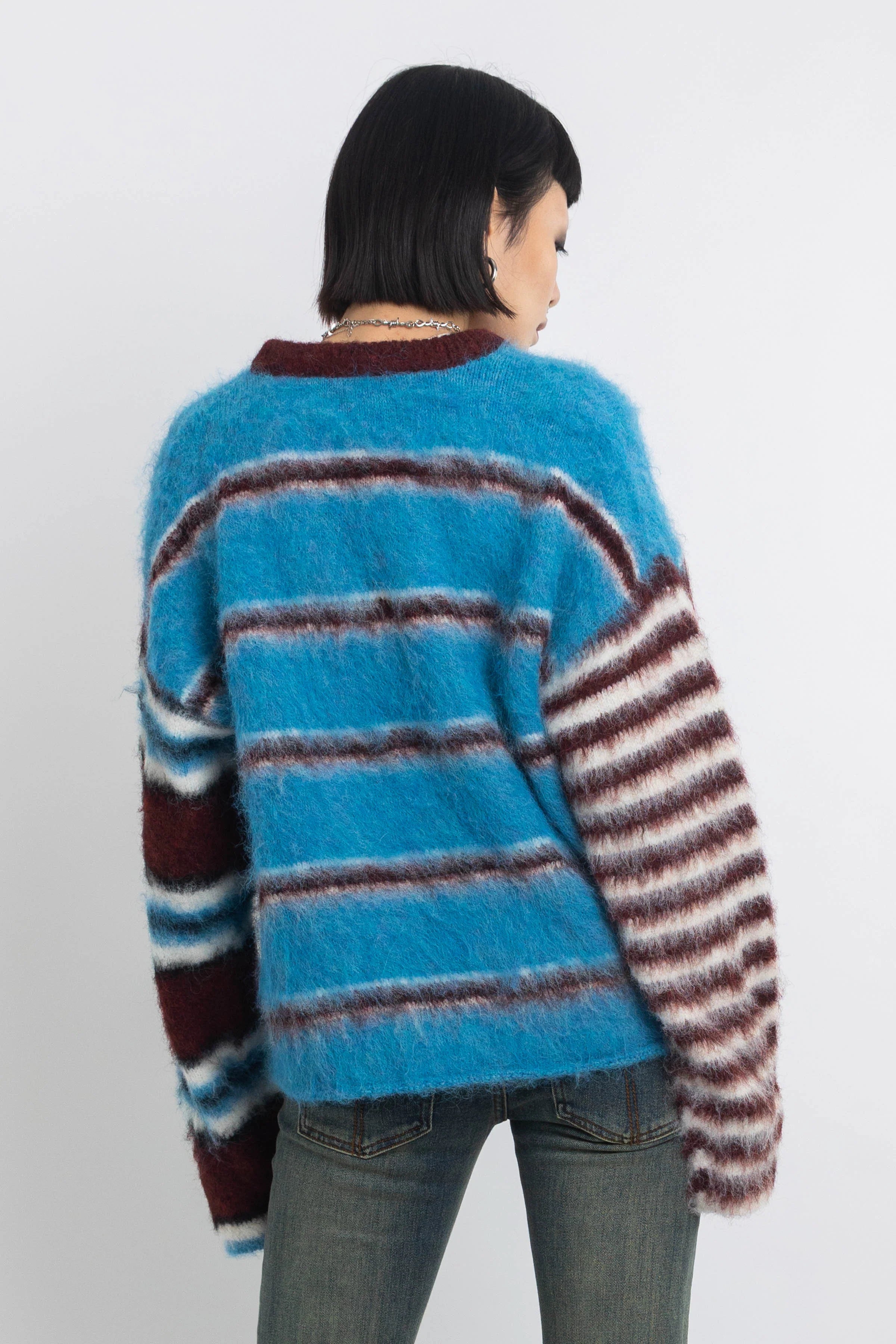 THE HUMBUG BLUE STRIPE KNIT JUMPER  - VIA THE RAGGED PRIEST | Only €86 | NOW AVAILABLE TO SHOP at IAMINHATELOVE 